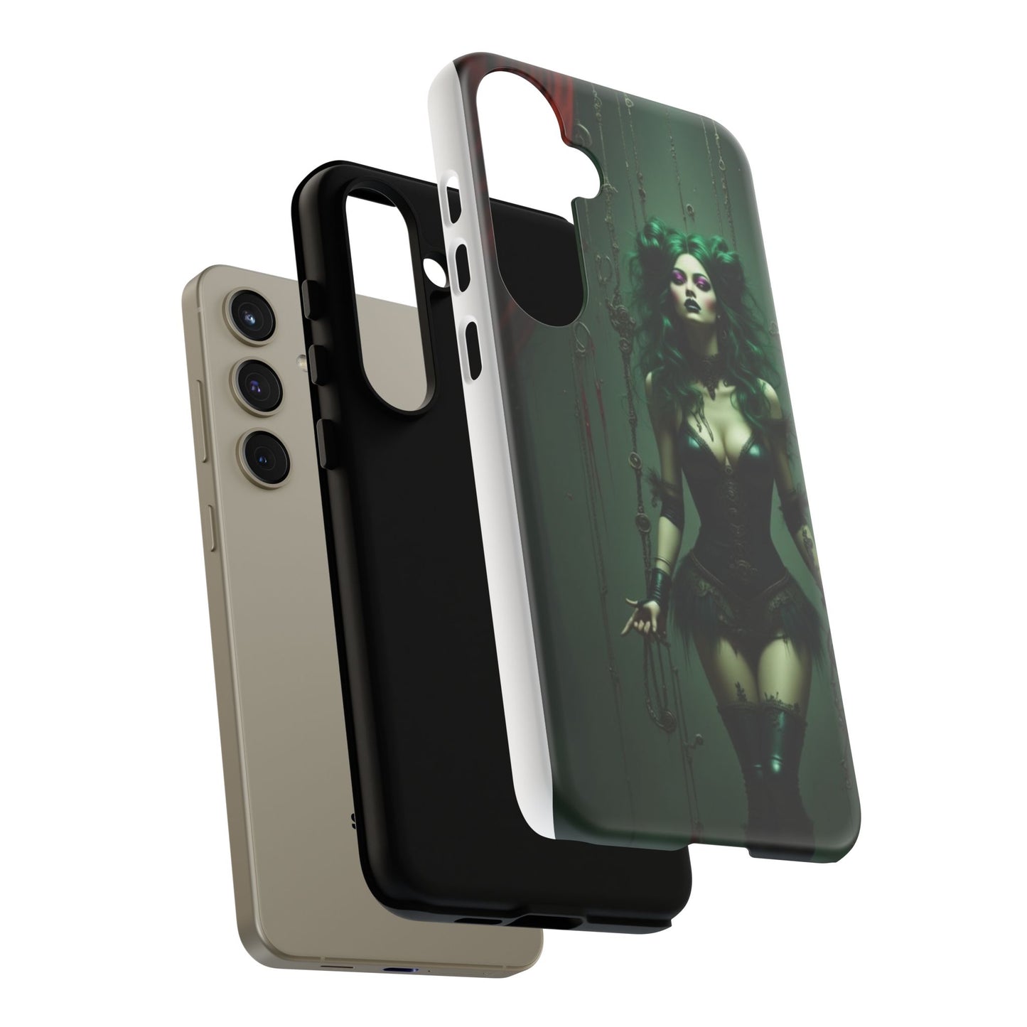 Gothic Phone Case for Tough Souls, Dark Aesthetic, Halloween Gift, Alternative Fashion, Unique Mobile Accessory