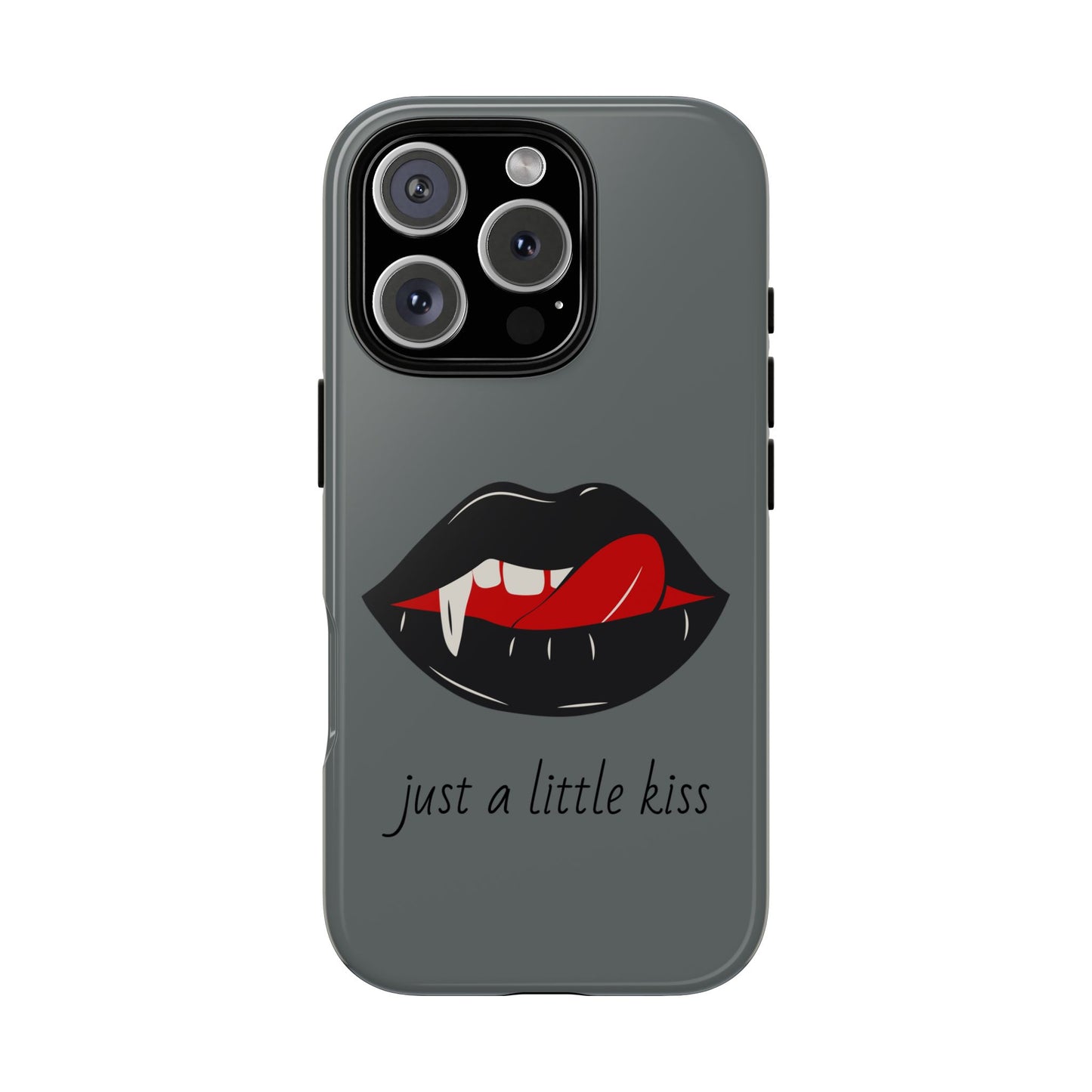 Vampire Lip Phone Case, Edgy Tech Accessories, Halloween Gifts, Goth Aesthetic, Quirky Cell Phone Cover