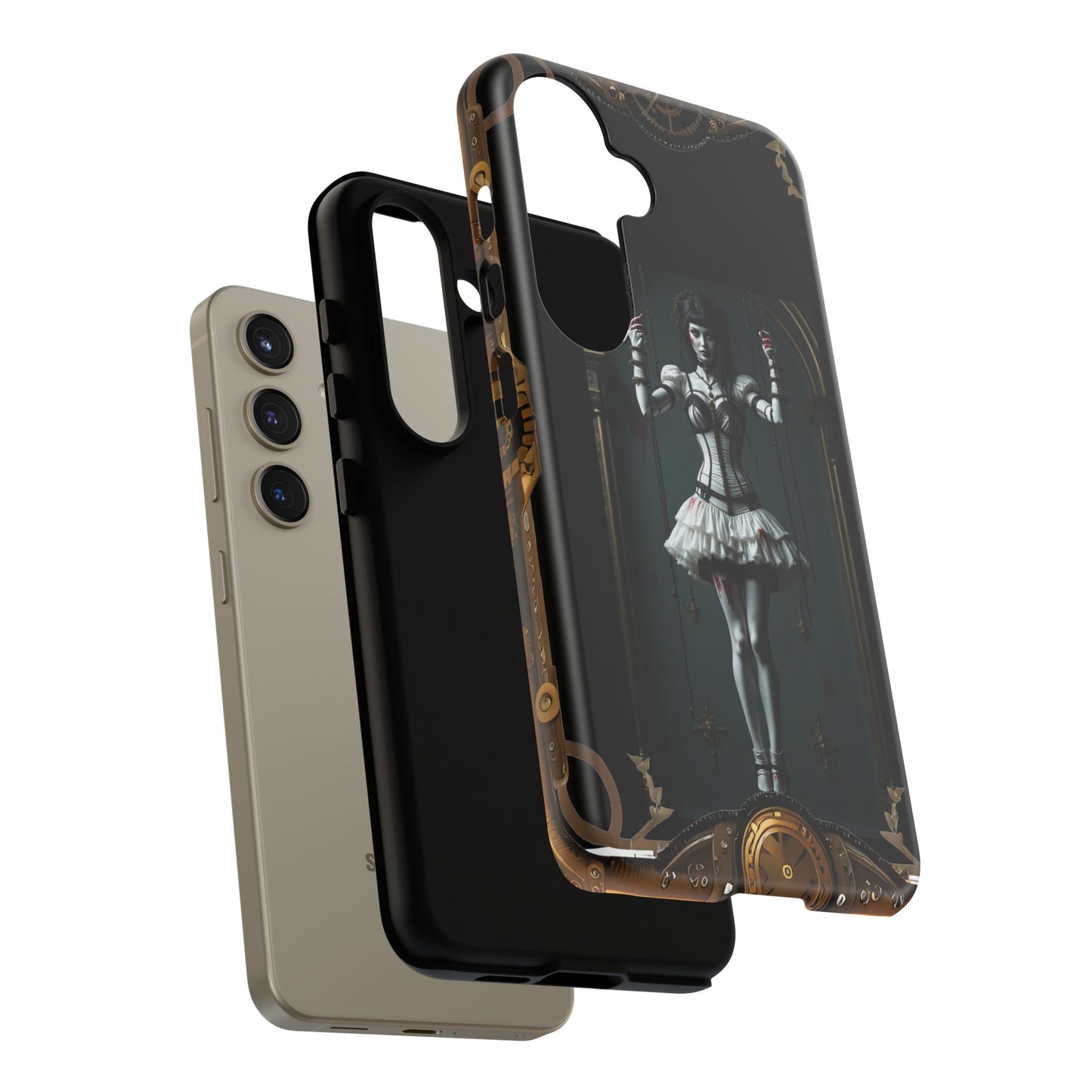 Steampunk Phone Case, Designer Phone Cover, Artistic Mobile Case, Gothic Horror Phone Case
