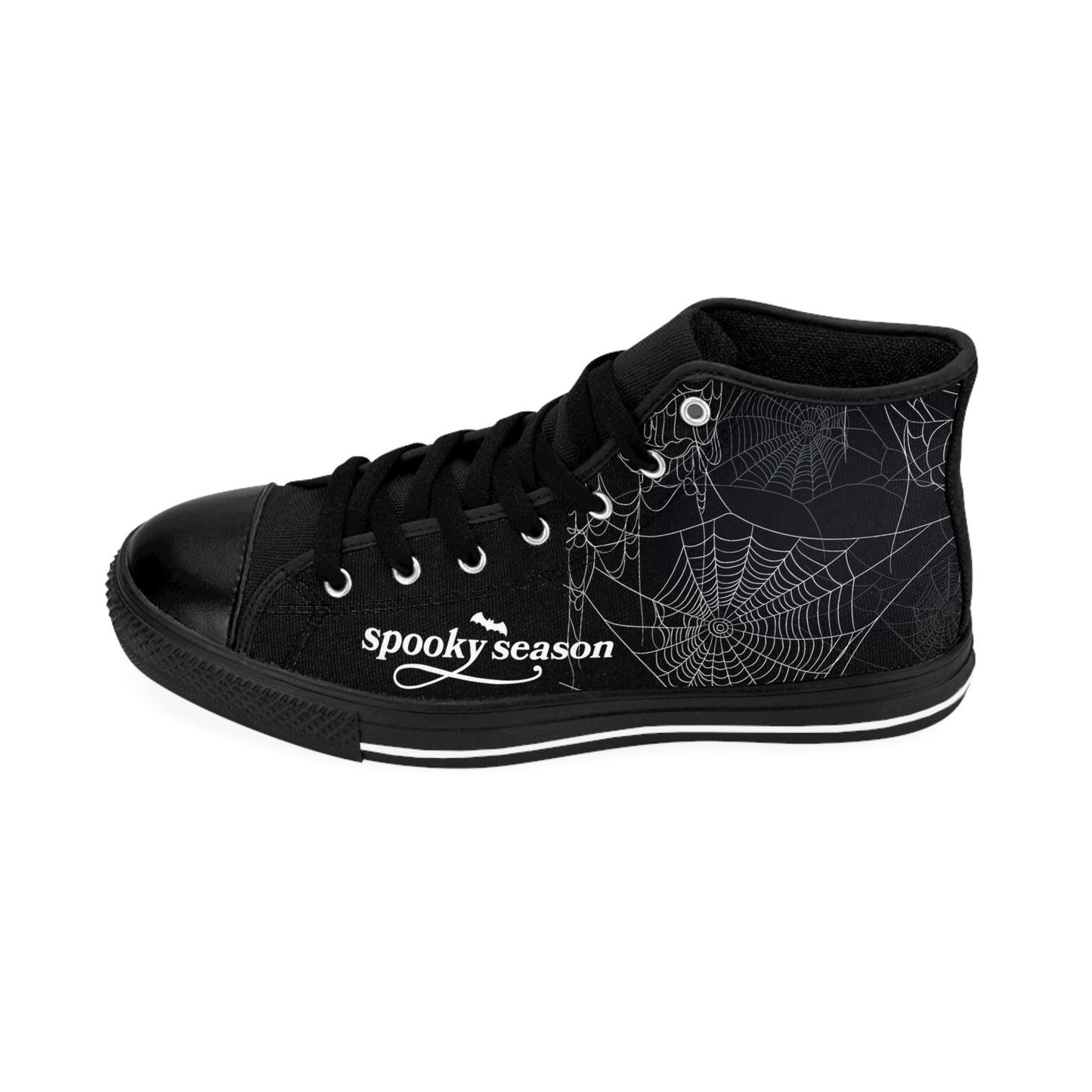 Spooky Season Sneakers for Women, Halloween Footwear, Trendy High Tops, Fall Fashion, Gift for Her
