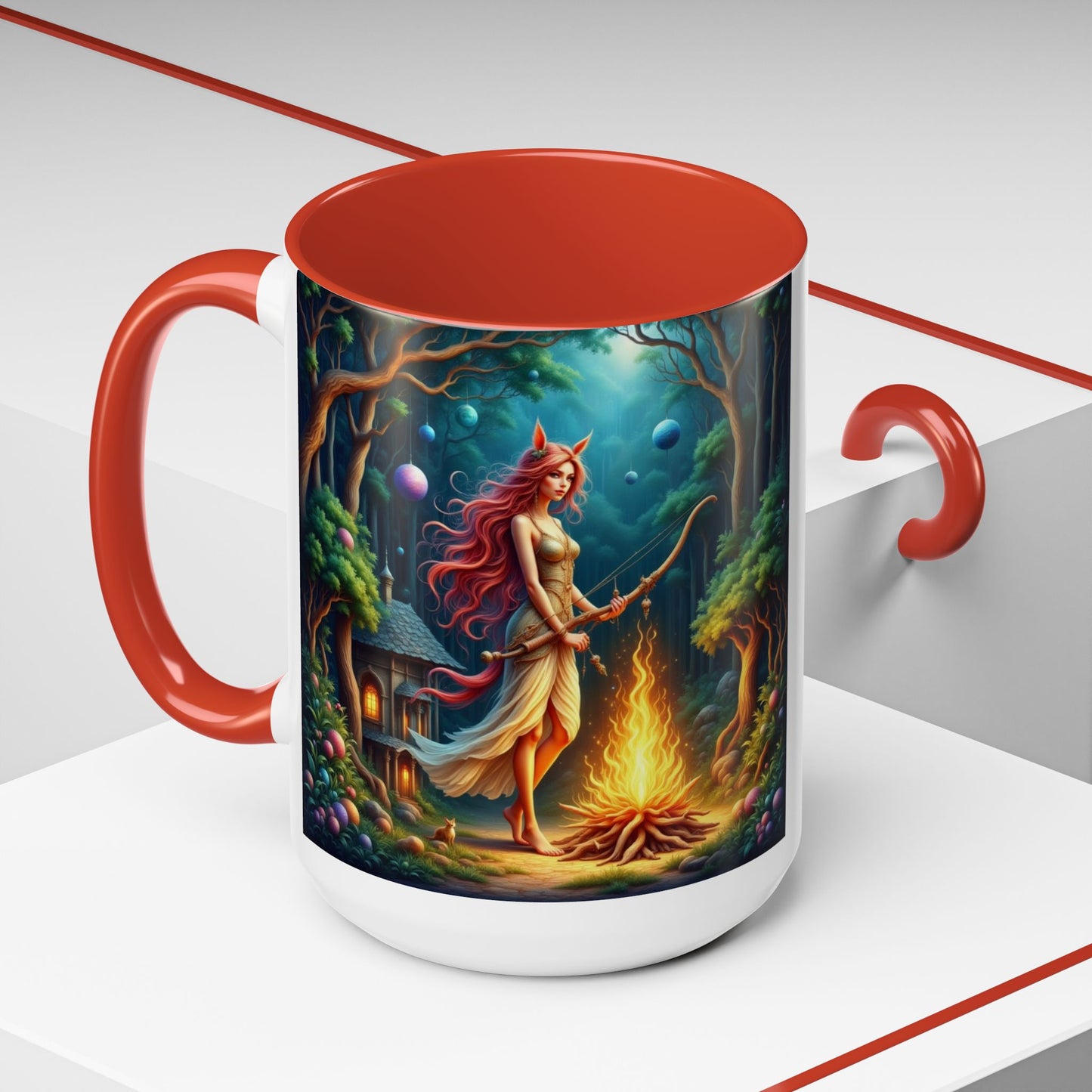 Astrology Sagittarius Accent Coffee Mug (11, 15oz)