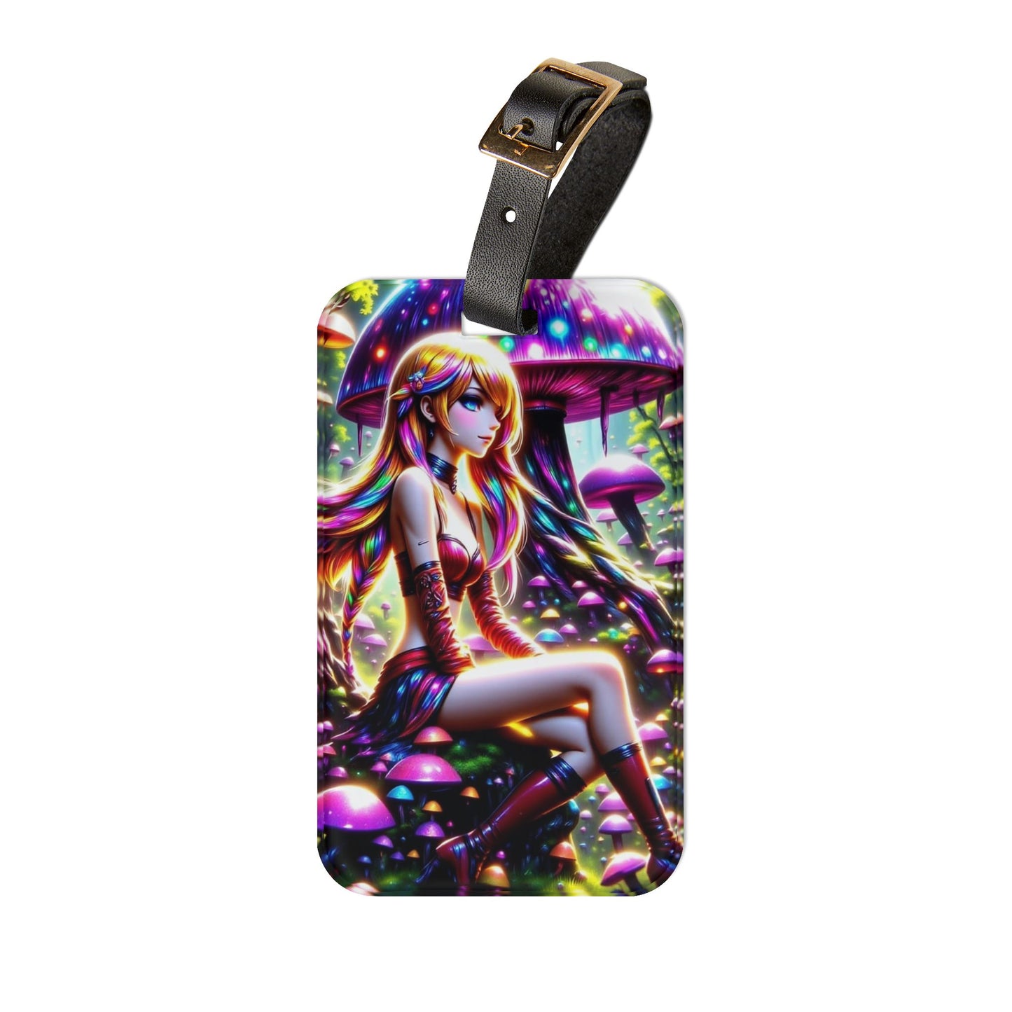 Whimsical Fantasy Luggage Tag - Perfect for Travel Enthusiasts, Gift for Adventurers, Personalized Baggage Identifier, Unique Travel [...]