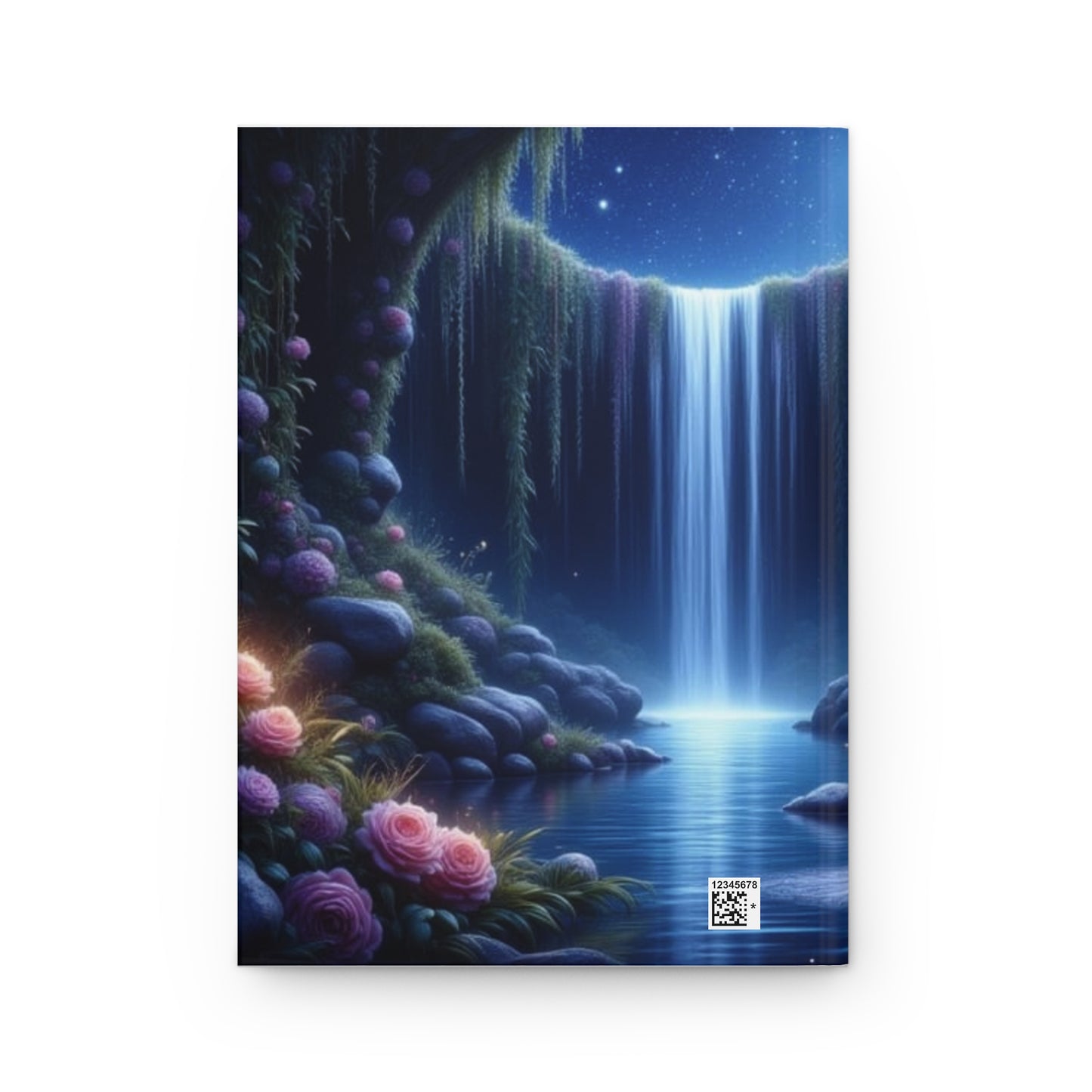 Enchanted Hardcover Journal with Fairy Tale Design, Dreamy Waterfall Writing Notebook, Mystical Floral Diary, Gift for Writers and Art [...]