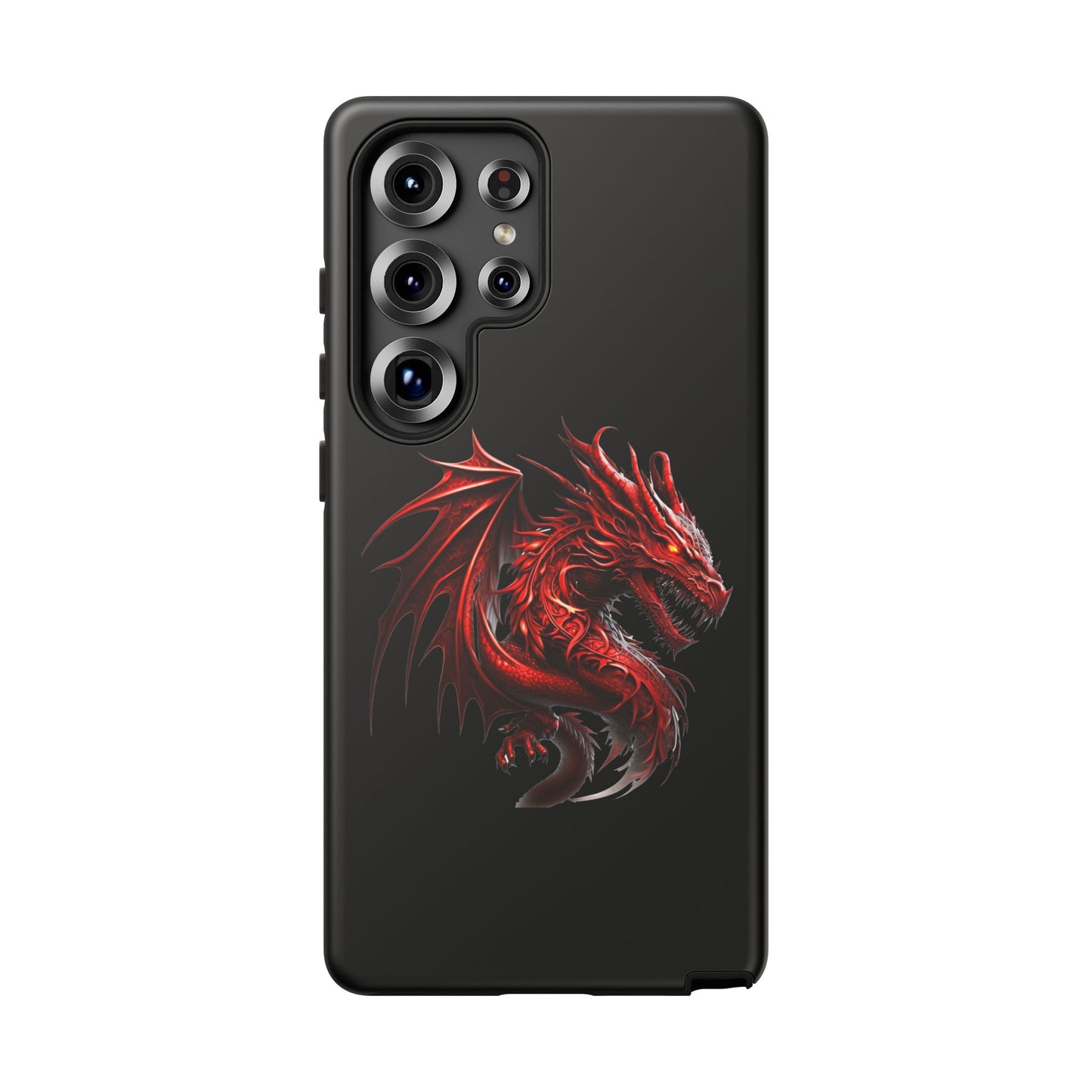 Red Dragon Phone Case, Fantasy Case, Tough Phone Cover, Gift for Gamers, Dragon Lover, Unique Mobile Accessory