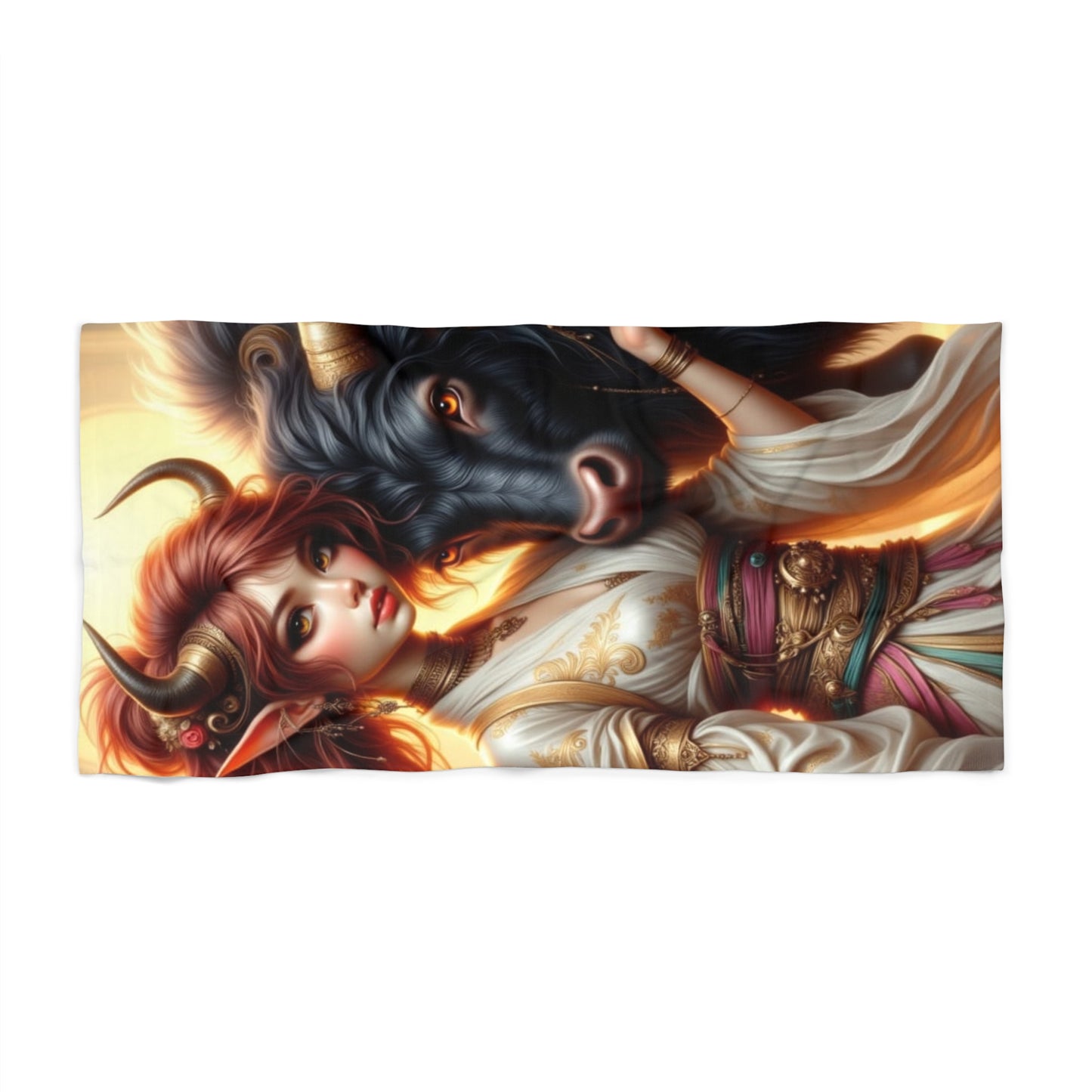 Taurus Zodiac Beach Towel, Astrological Beach Blanket, Summer Gift, Poolside Towel, Astrology Decor, Taurus Merch