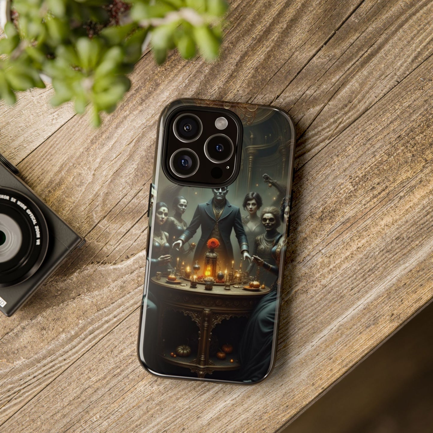 Gothic Phone Case, Unique Tough Cases, Dark Aesthetic Accessories, Perfect Gift for Halloween, Stylish Tech Protection