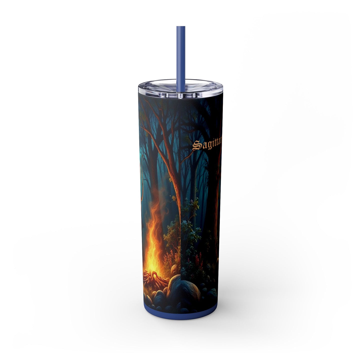 Zodiac Sagittarius Tumbler with Straw, 20oz