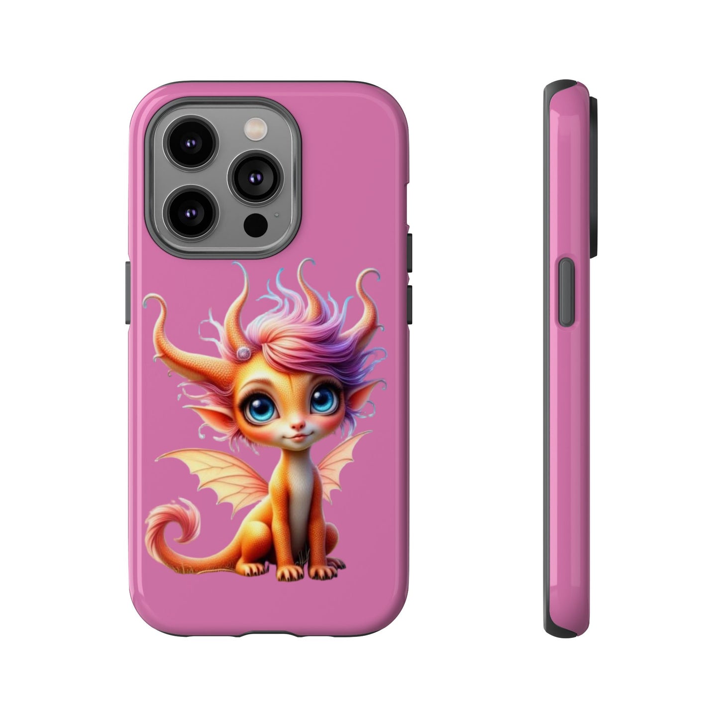 Dragon-Themed Phone Case, Cute Fantasy Phone Cover, Gifts for Kids, Magical Dragon Design, Birthday Present, Phone Accessories