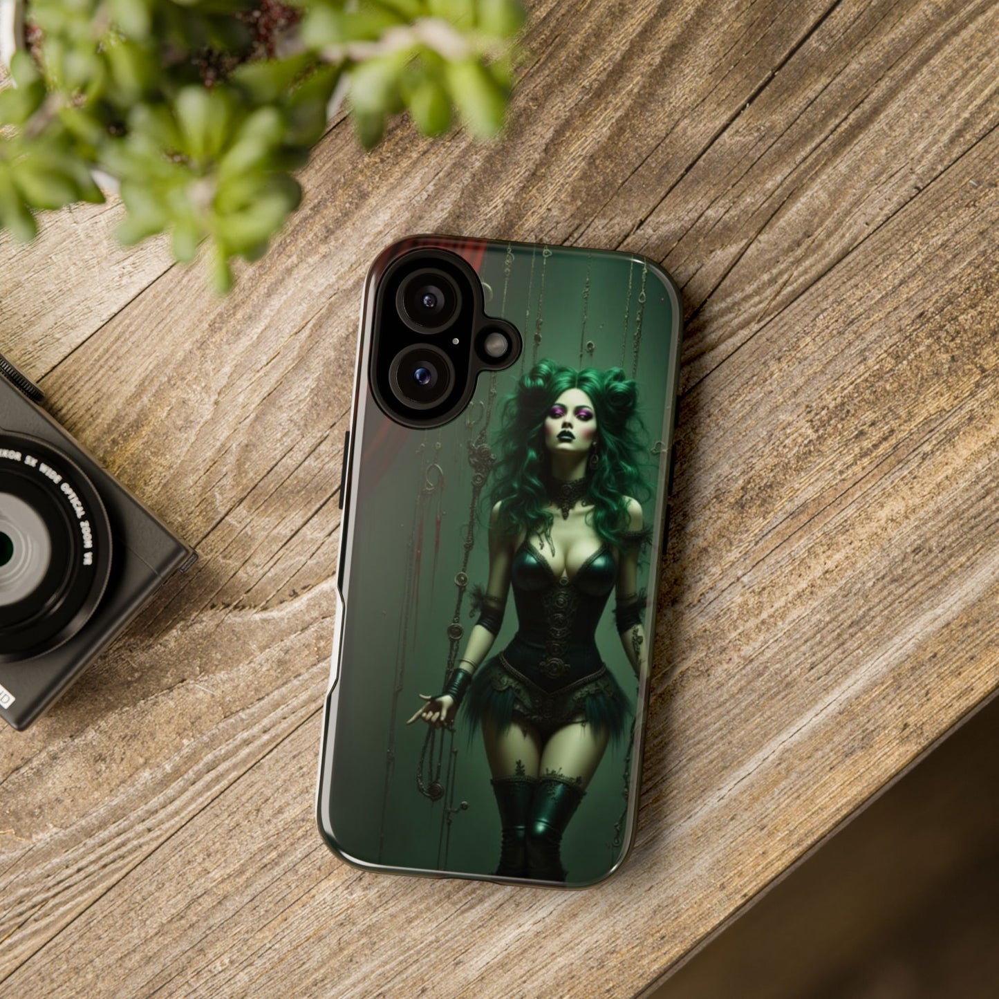 Gothic Phone Case for Tough Souls, Dark Aesthetic, Halloween Gift, Alternative Fashion, Unique Mobile Accessory