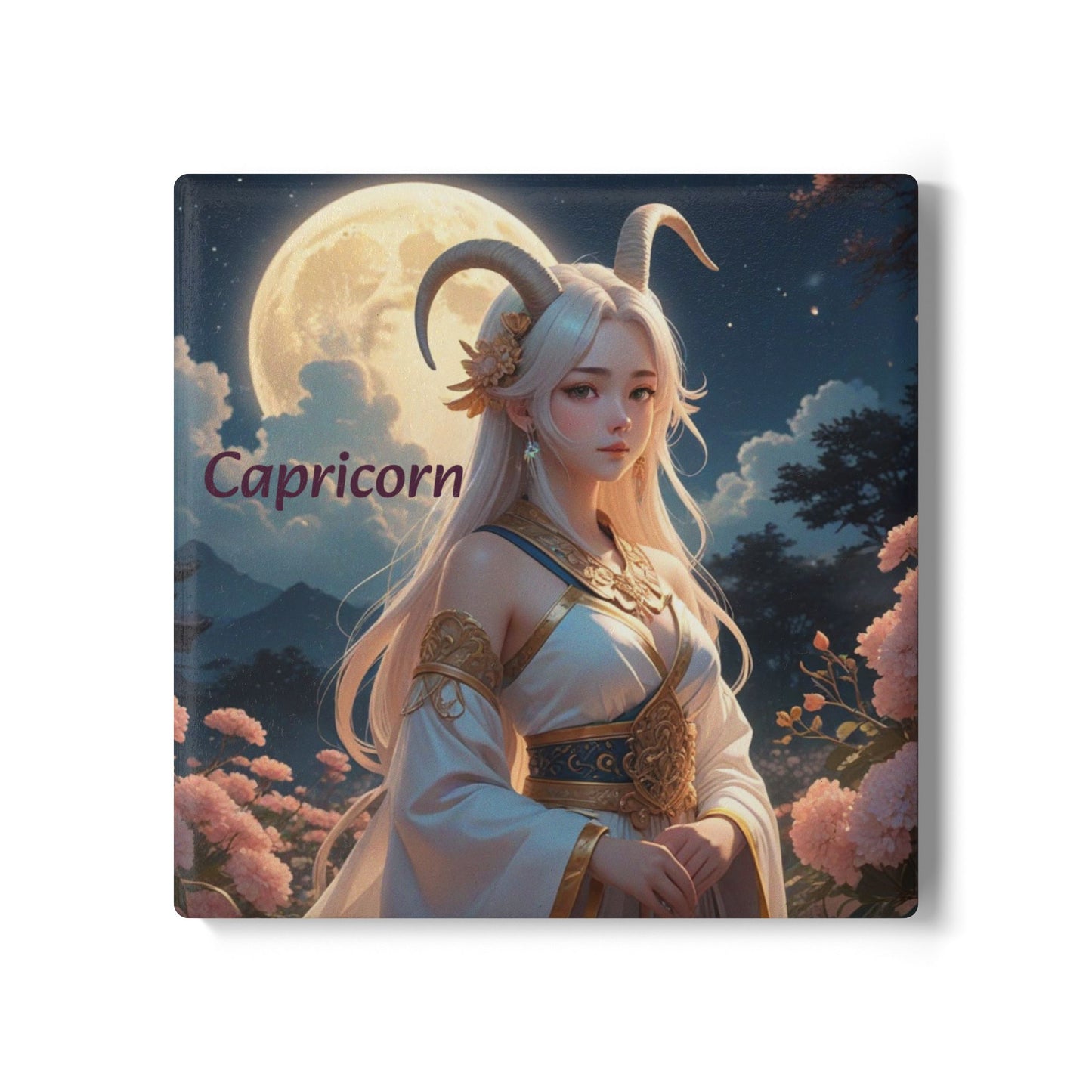 Ceramic Coaster, Zodiac Capricorn, Astrology, Signs, Unique Designs, Gift Ideas