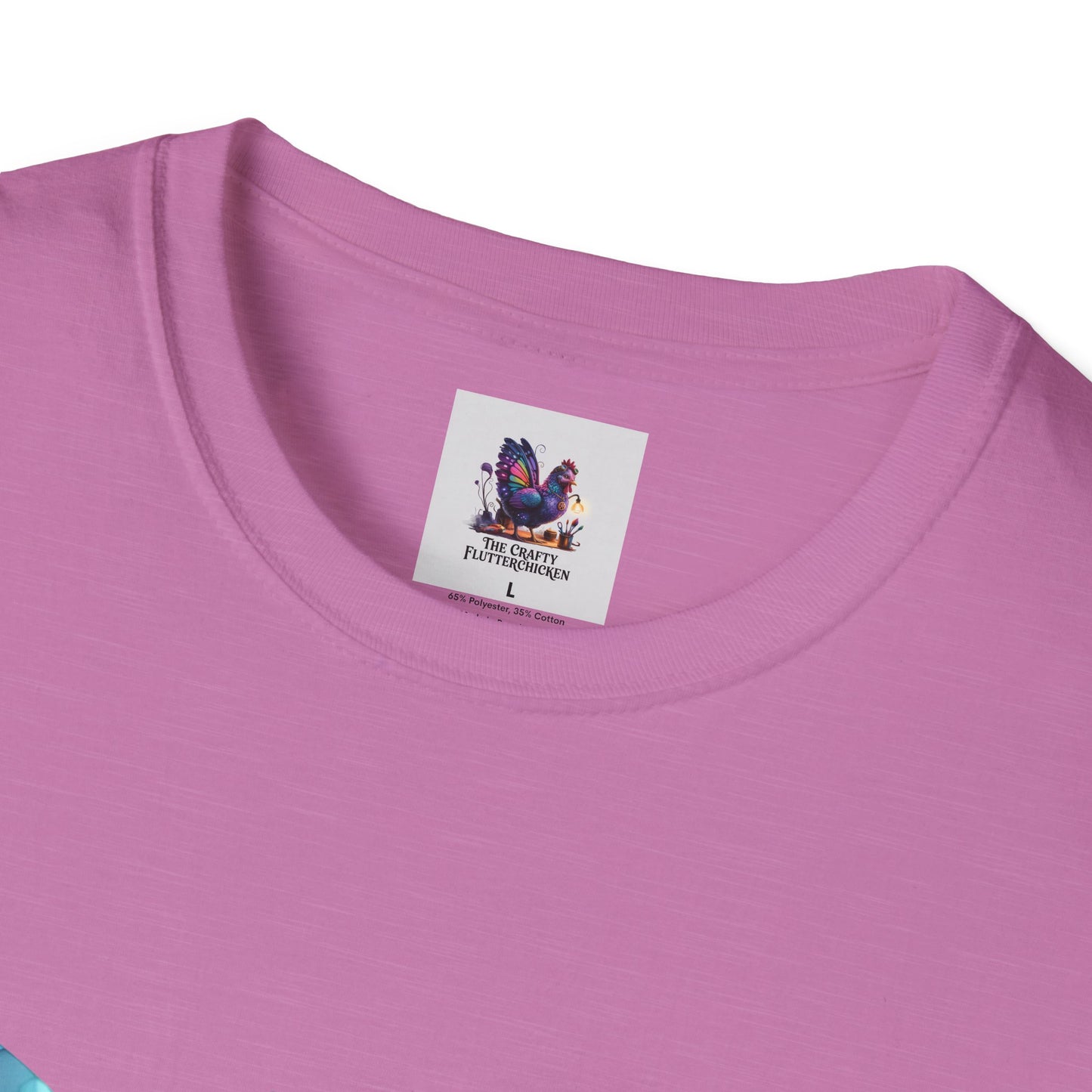 Colorful Butterfly Art Unisex Softstyle T-Shirt, Colorful Tee, Nature-Inspired Apparel, Cute Graphic Shirt