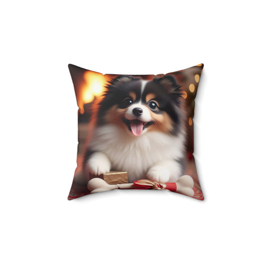 Adorable Dog-Themed Pillow, Cozy Home Decor, Perfect for Pet Lovers, Gift for Dog Owners, Cute Cushion for Home