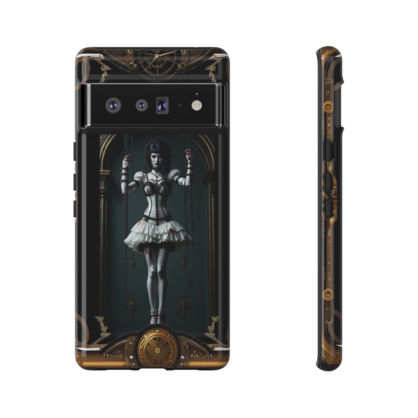 Steampunk Phone Case, Designer Phone Cover, Artistic Mobile Case, Gothic Horror Phone Case