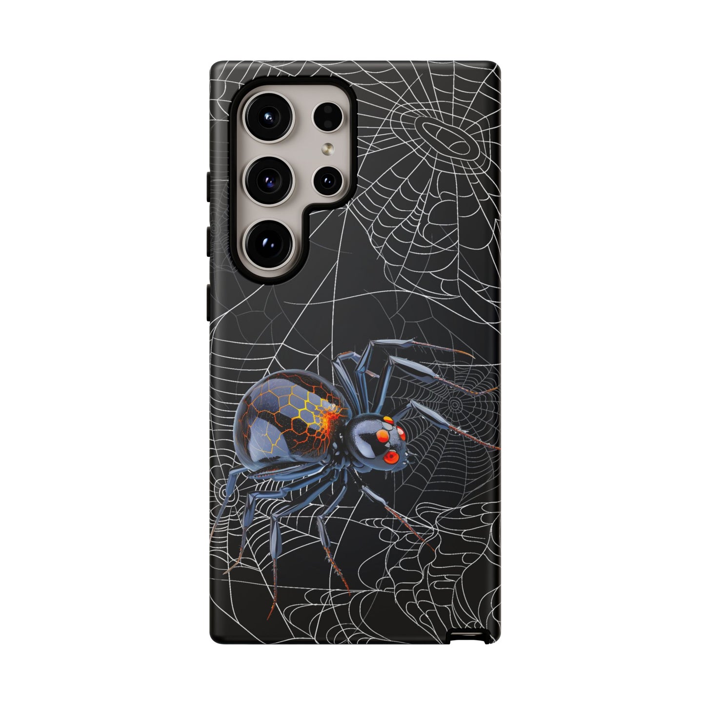Spider Web Phone Case - Tough Cases for Halloween, Spooky Decor, Gift for Teens, Gothic Style, Unique Customizable Covers