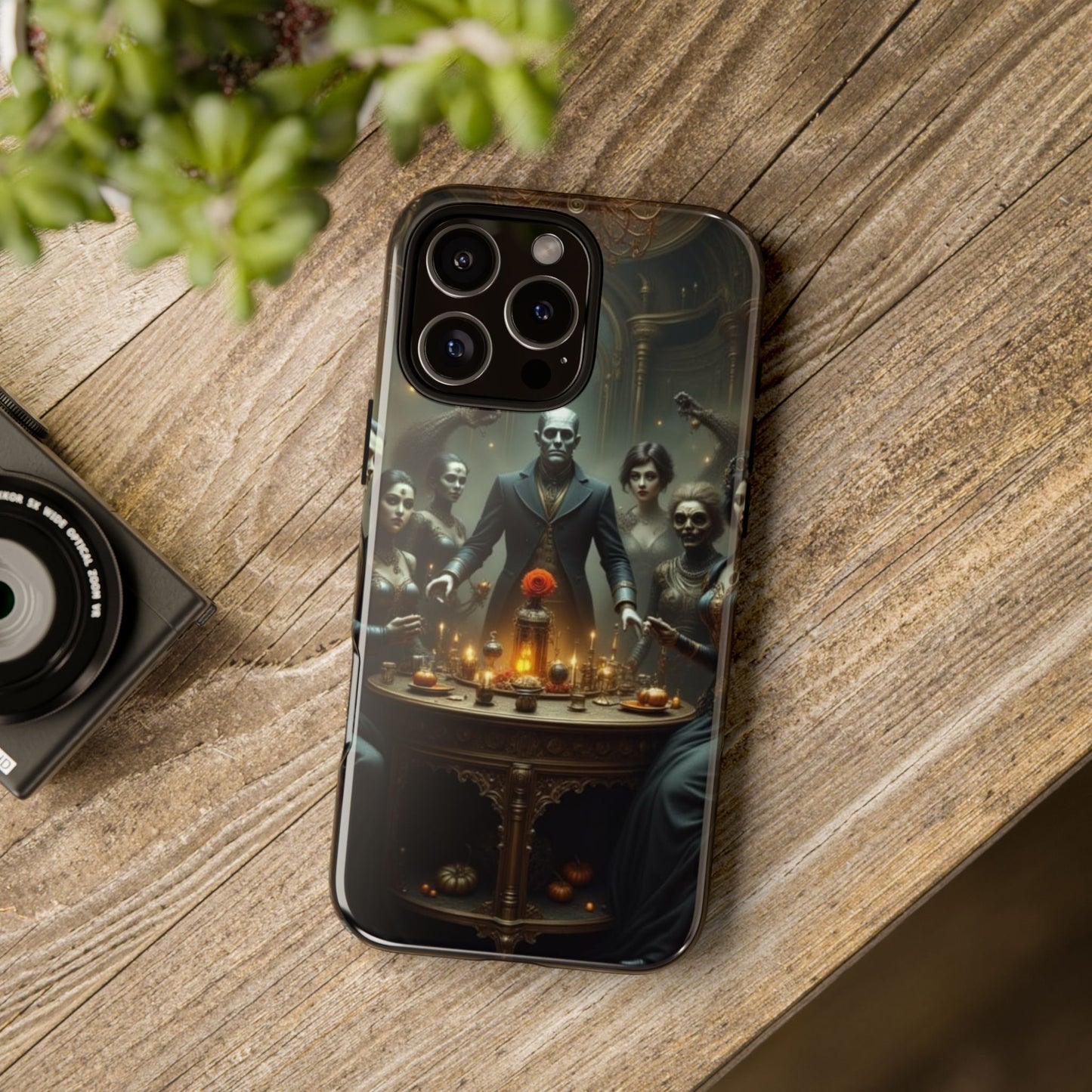 Gothic Phone Case, Unique Tough Cases, Dark Aesthetic Accessories, Perfect Gift for Halloween, Stylish Tech Protection