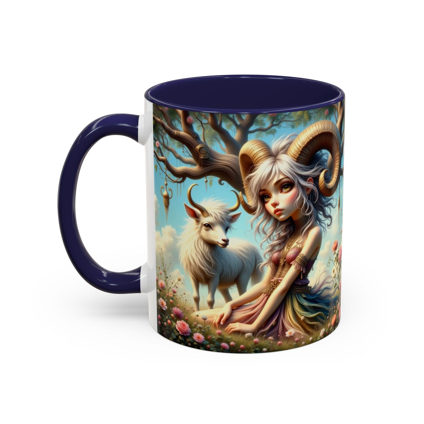 Astrology Aries, Accent Coffee Mug - 11 & 15oz