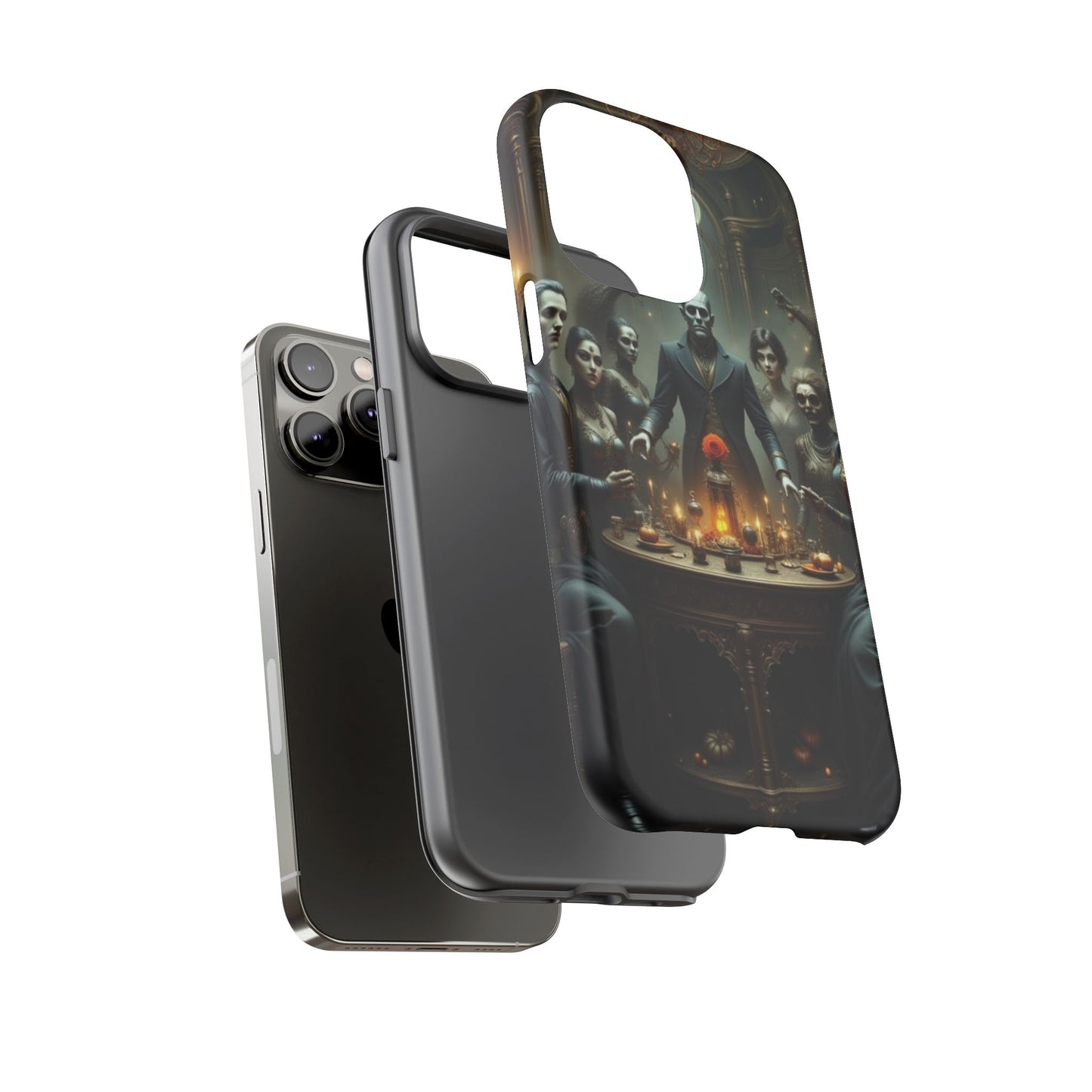 Gothic Phone Case, Unique Tough Cases, Dark Aesthetic Accessories, Perfect Gift for Halloween, Stylish Tech Protection