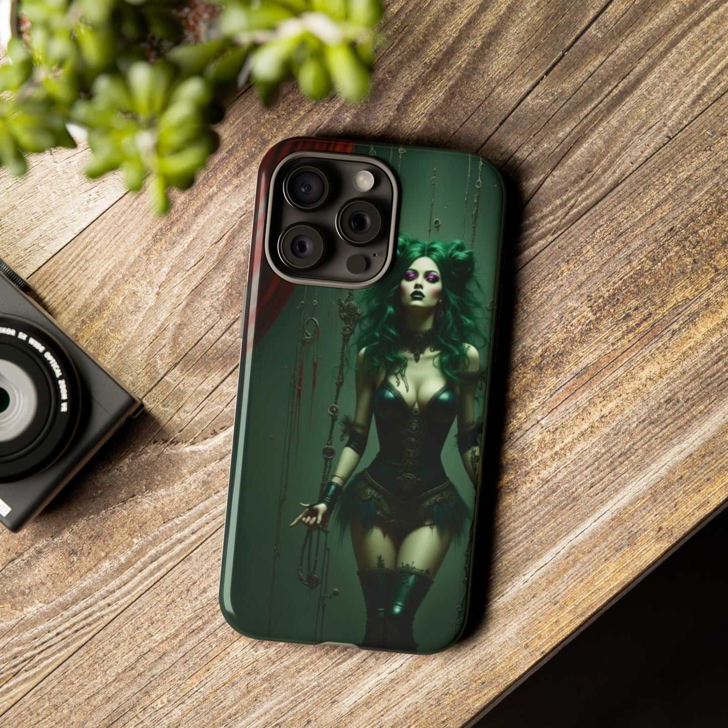 Gothic Phone Case for Tough Souls, Dark Aesthetic, Halloween Gift, Alternative Fashion, Unique Mobile Accessory