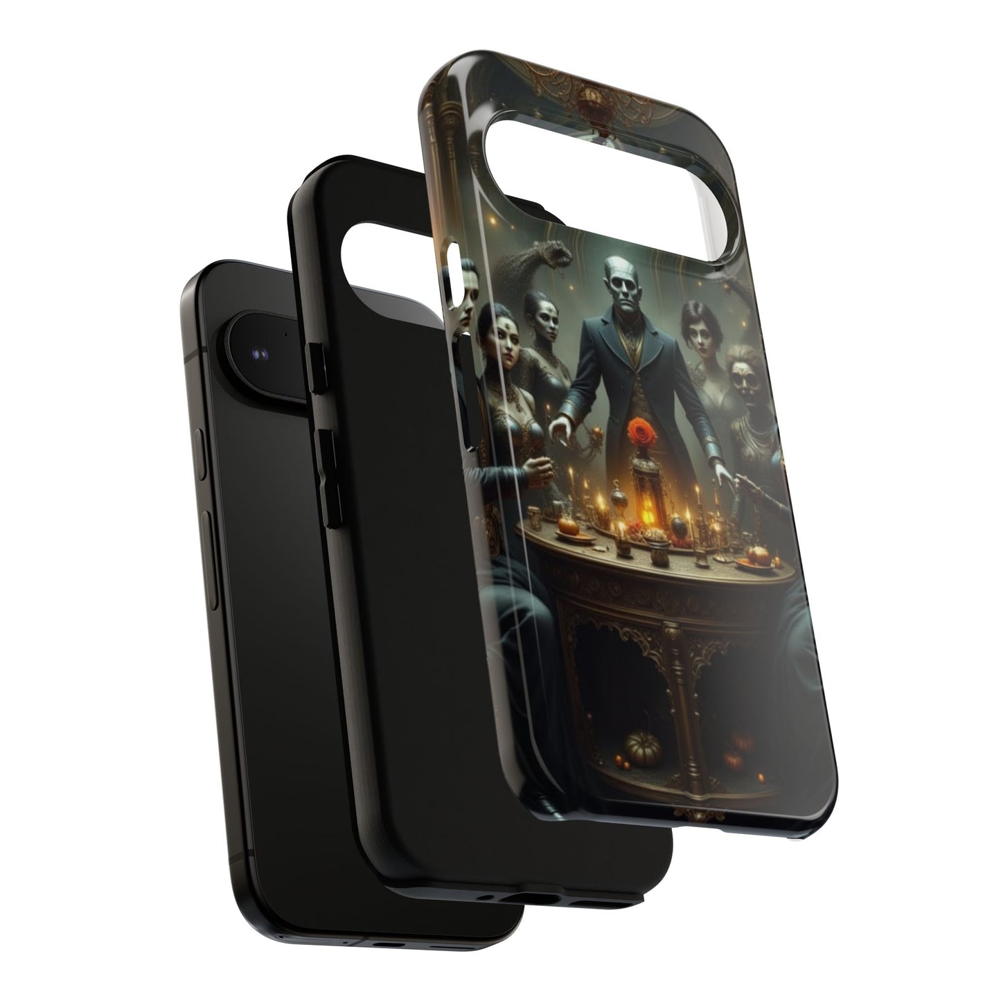 Gothic Phone Case, Unique Tough Cases, Dark Aesthetic Accessories, Perfect Gift for Halloween, Stylish Tech Protection