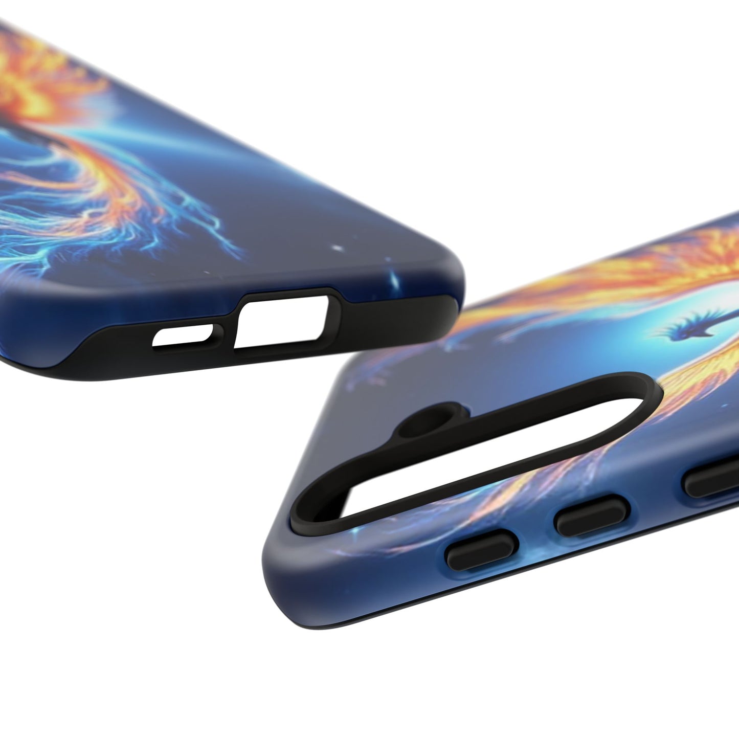Phoenix Tough Case, Blue Bird Phone Case, Fantasy Designs, Space theme