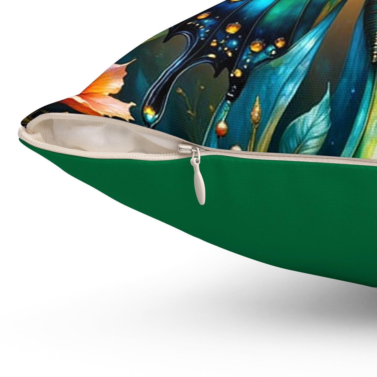 Vibrant Butterfly Square Pillow, Home Decor, Gift for Nature Lovers, Boho Chic, Spring and Summer Decoration