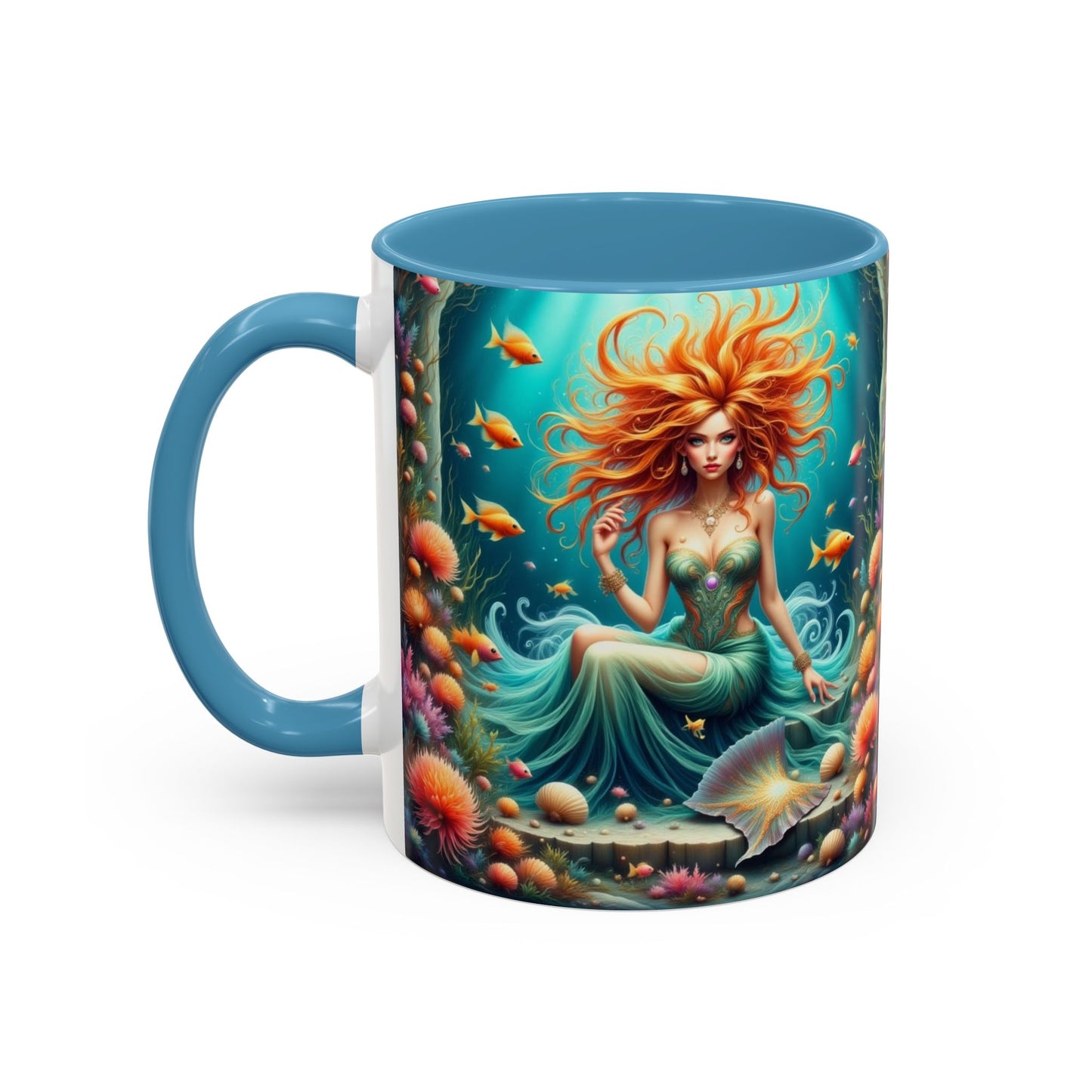 Astrology Pisces Accent Coffee Mug (11, 15oz)