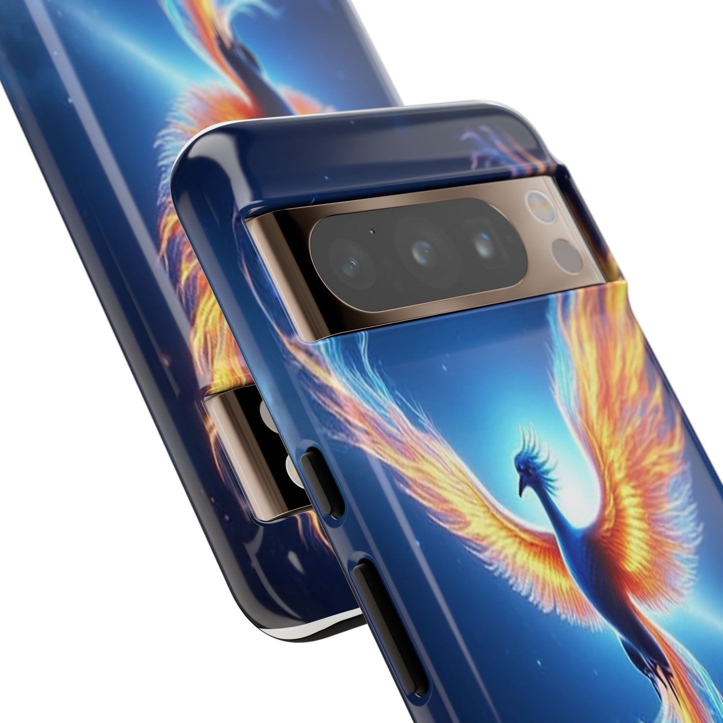 Phoenix Tough Case, Blue Bird Phone Case, Fantasy Designs, Space theme