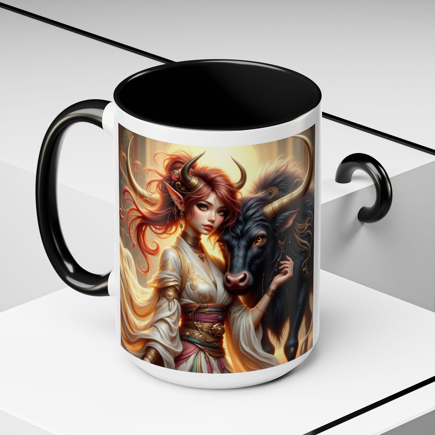 Astrology Taurus Accent Coffee Mug (11, 15oz)