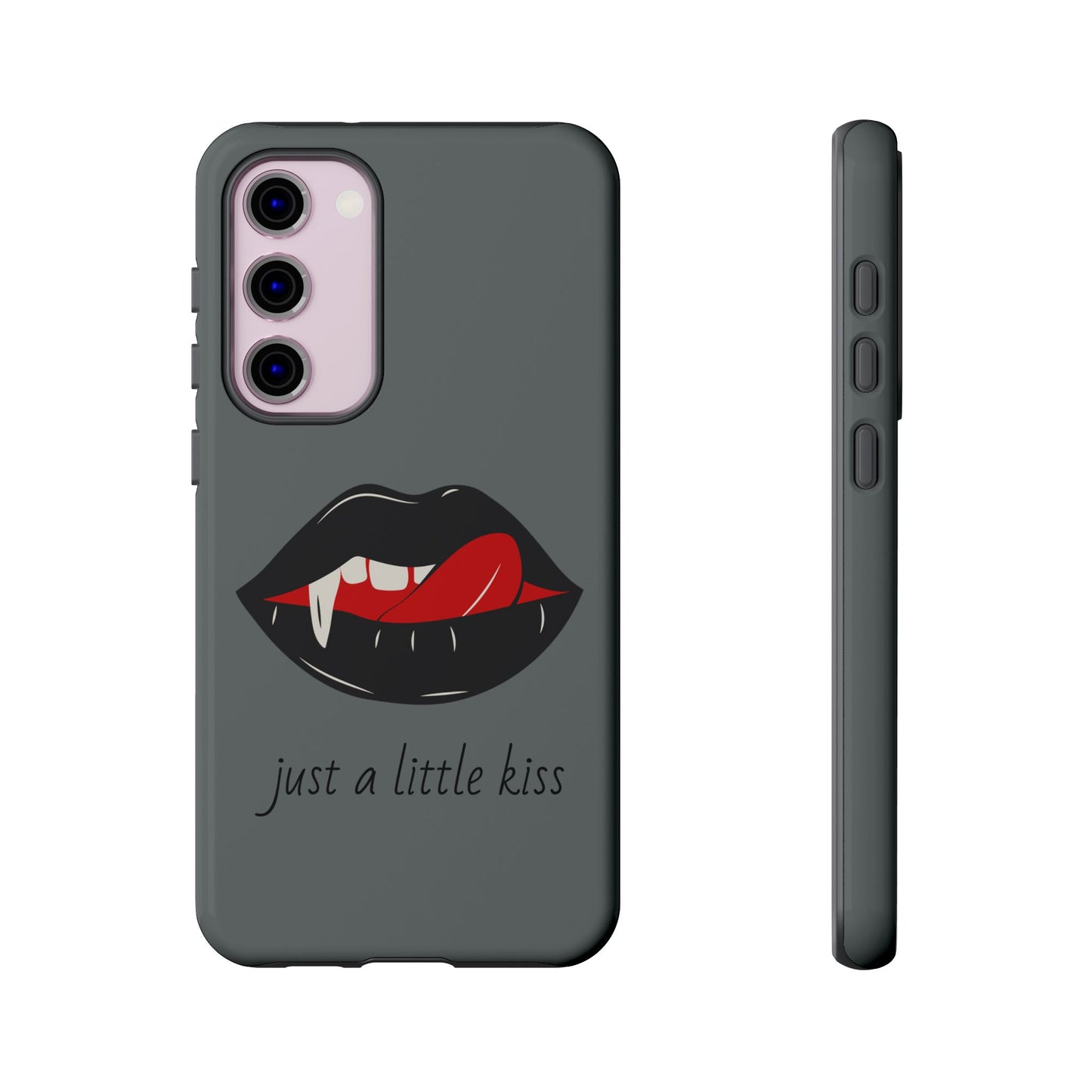 Vampire Lip Phone Case, Edgy Tech Accessories, Halloween Gifts, Goth Aesthetic, Quirky Cell Phone Cover