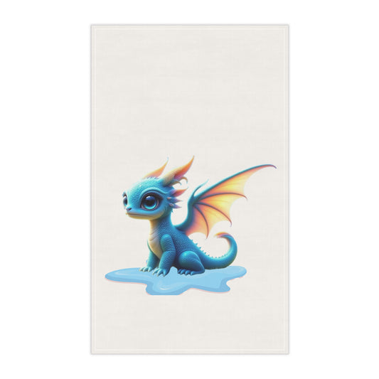 Baby Dragon Sky, Tea Towels (cotton, poly)