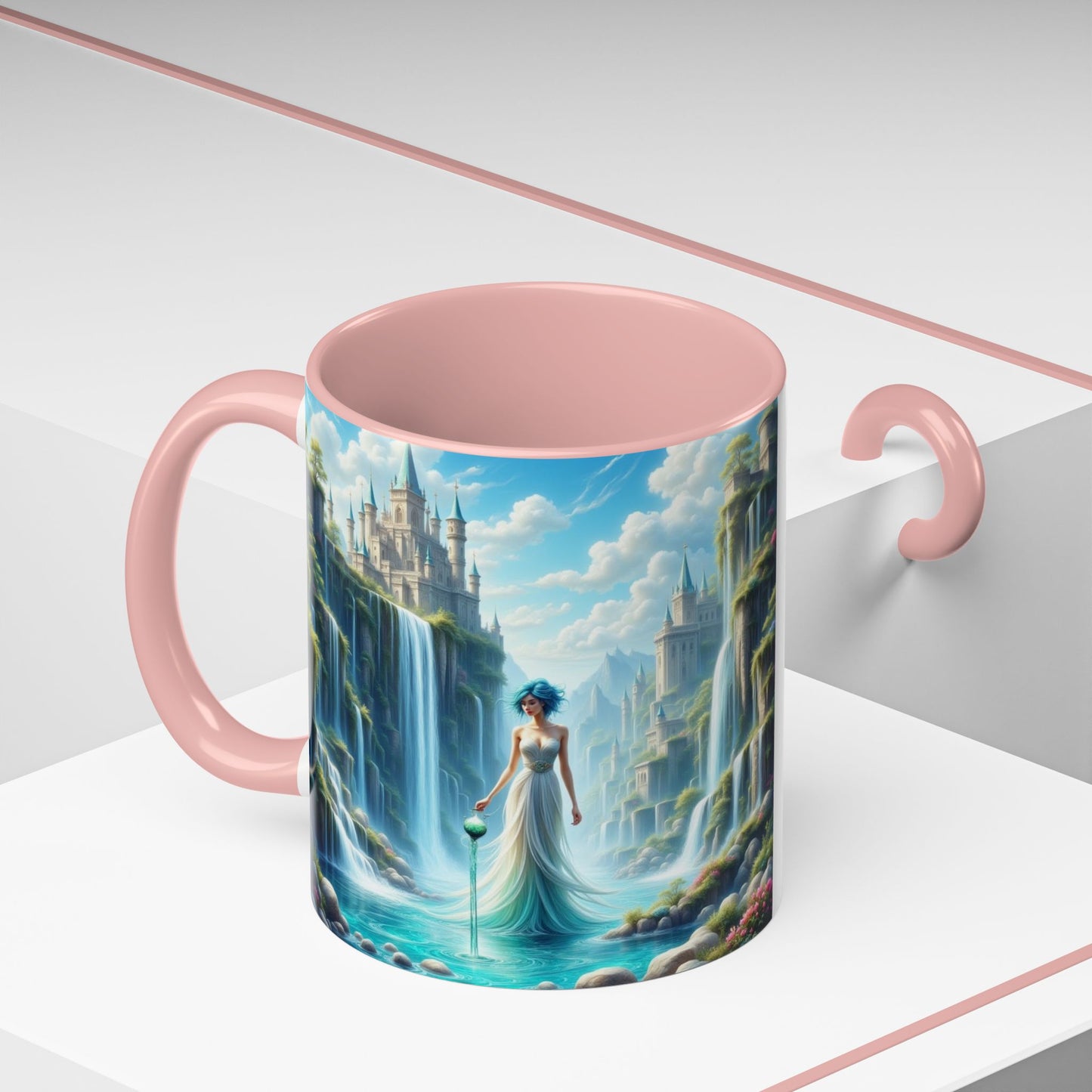 Astrology Aquarius, Accent Coffee Mug - 11oz and 15oz