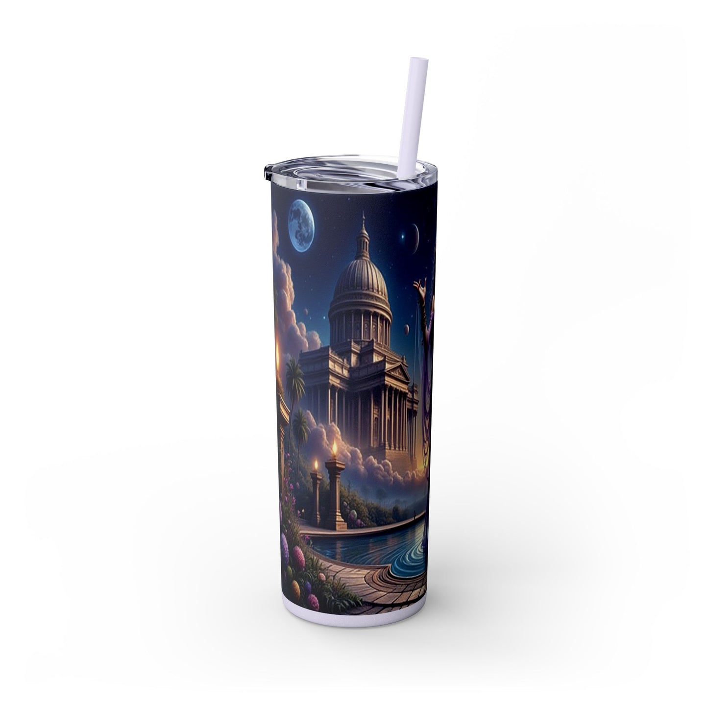 Zodiac Libra Tumbler with Straw 20oz