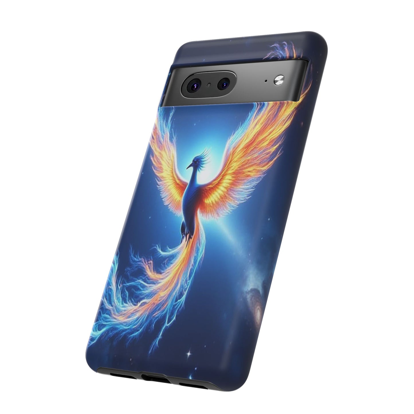 Phoenix Tough Case, Blue Bird Phone Case, Fantasy Designs, Space theme