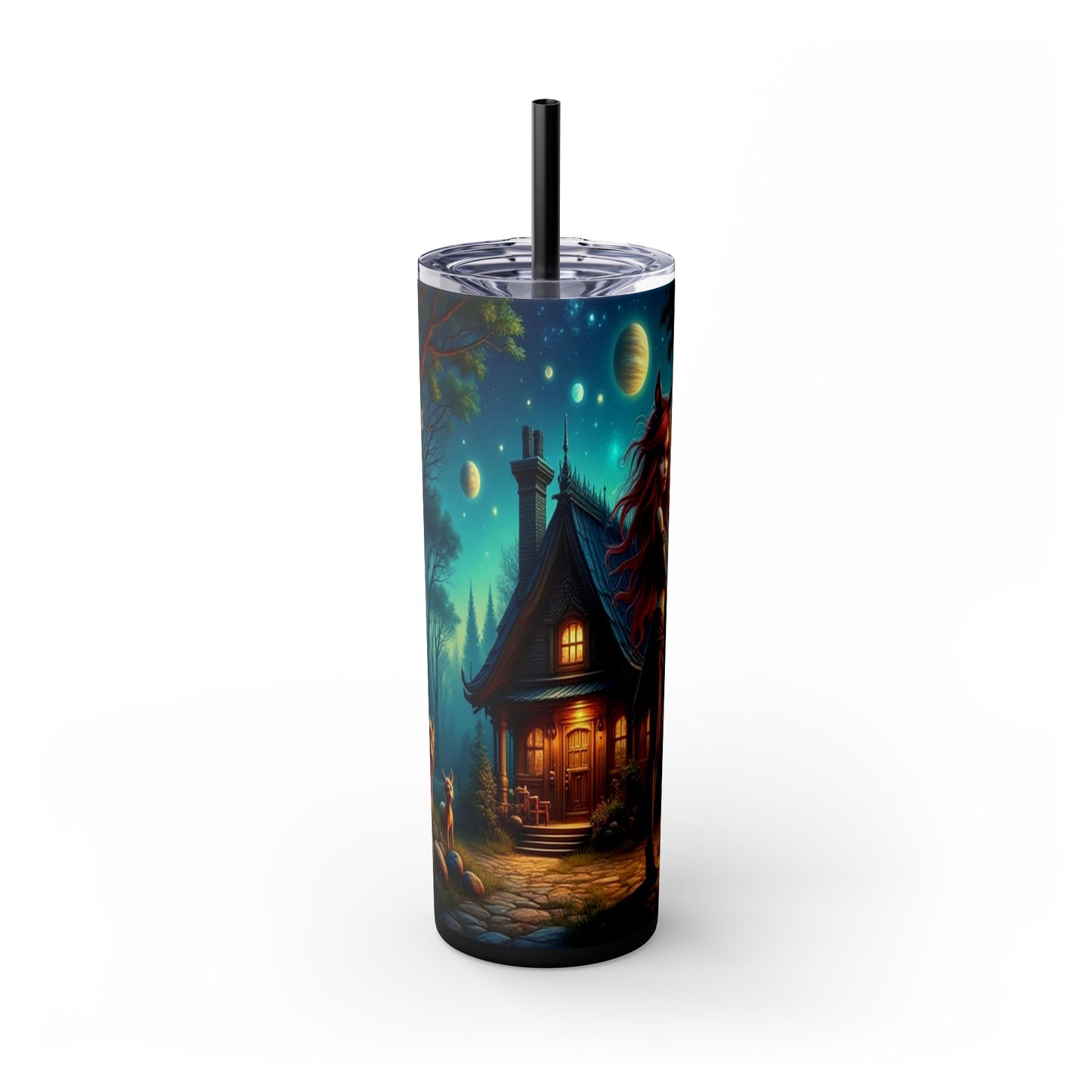 Zodiac Sagittarius Tumbler with Straw, 20oz