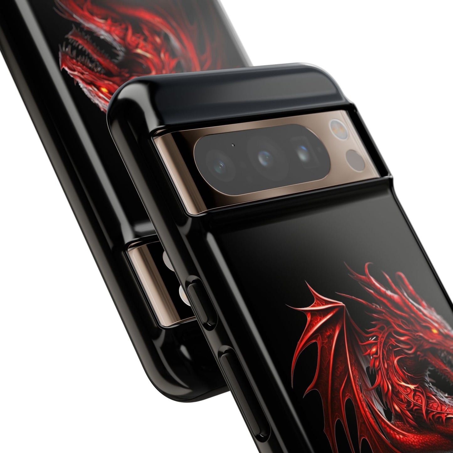 Red Dragon Phone Case, Fantasy Case, Tough Phone Cover, Gift for Gamers, Dragon Lover, Unique Mobile Accessory