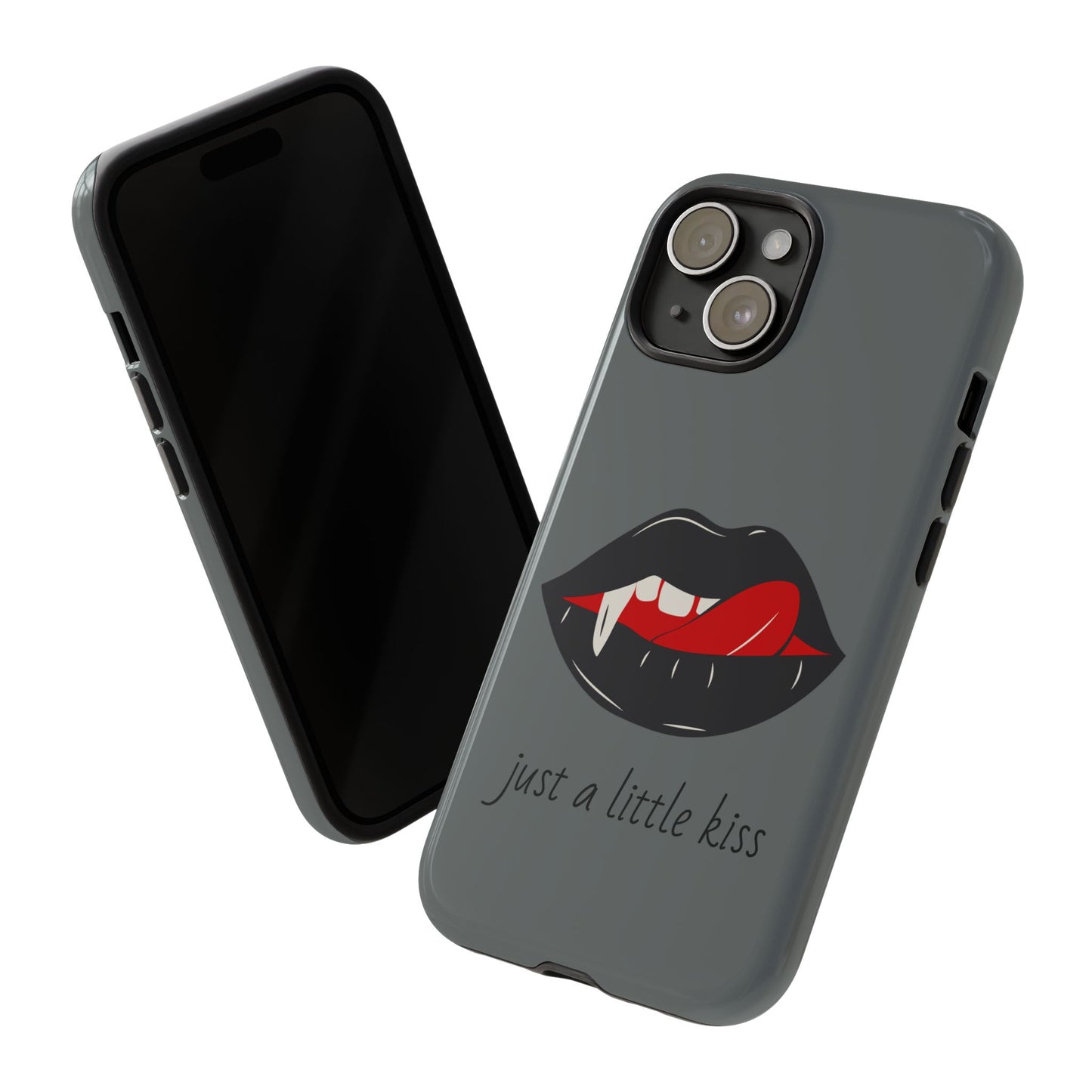 Vampire Lip Phone Case, Edgy Tech Accessories, Halloween Gifts, Goth Aesthetic, Quirky Cell Phone Cover