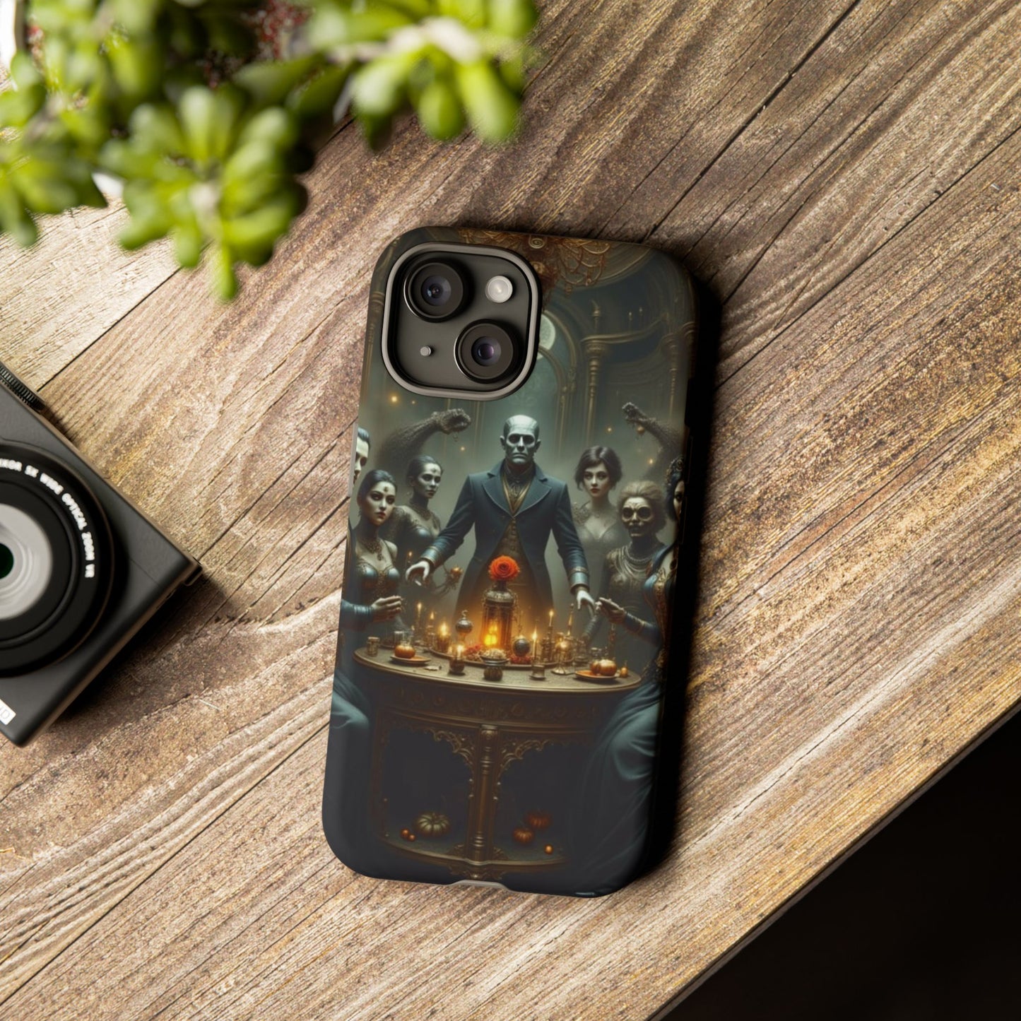 Gothic Phone Case, Unique Tough Cases, Dark Aesthetic Accessories, Perfect Gift for Halloween, Stylish Tech Protection
