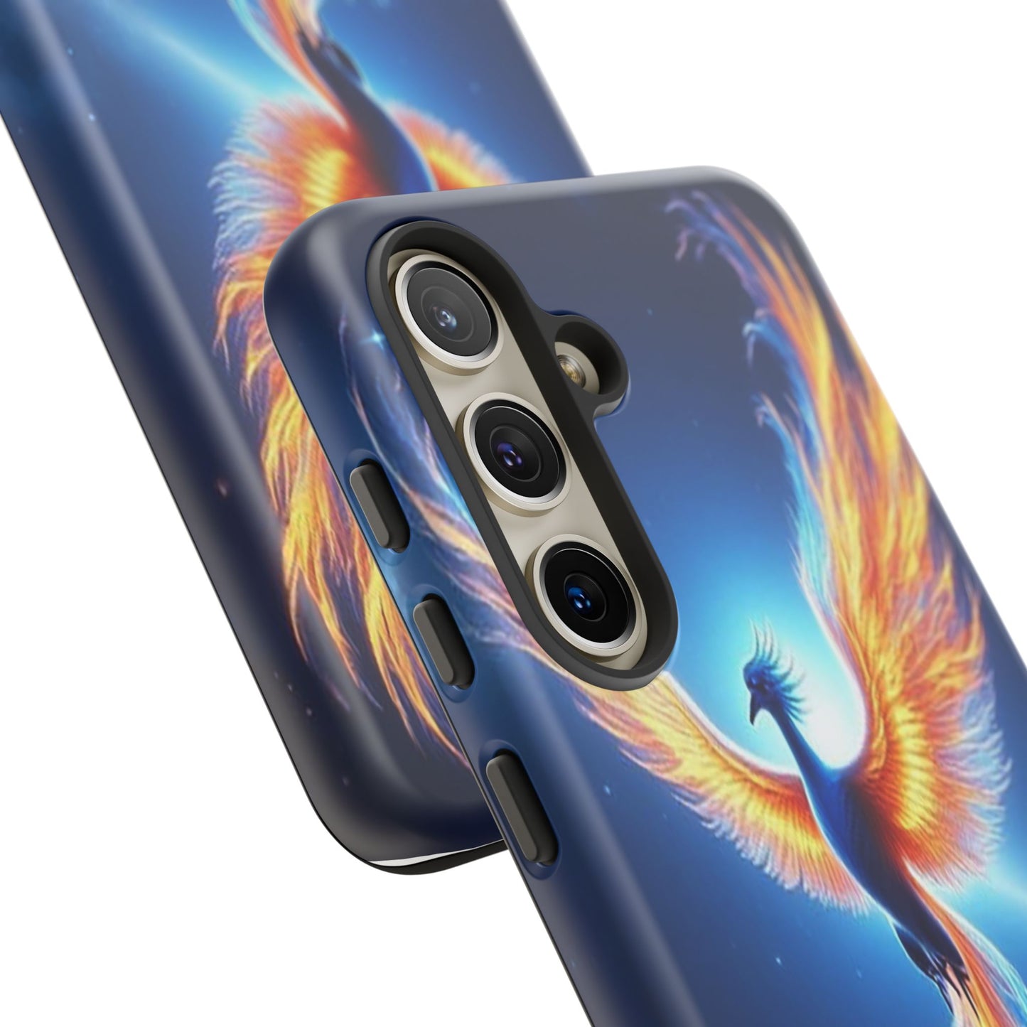 Phoenix Tough Case, Blue Bird Phone Case, Fantasy Designs, Space theme