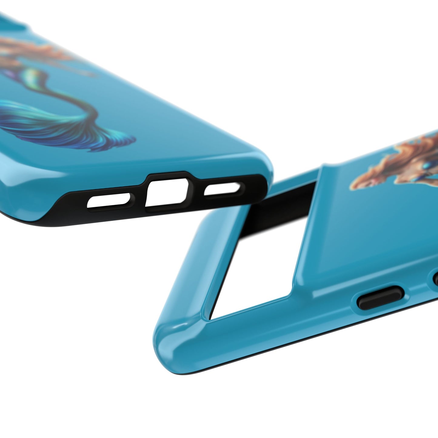 Mermaid Phone Case, Tough Phone Cover, Ocean Lover Gift, Cute Mermaid Accessory, Summer Vibes Case