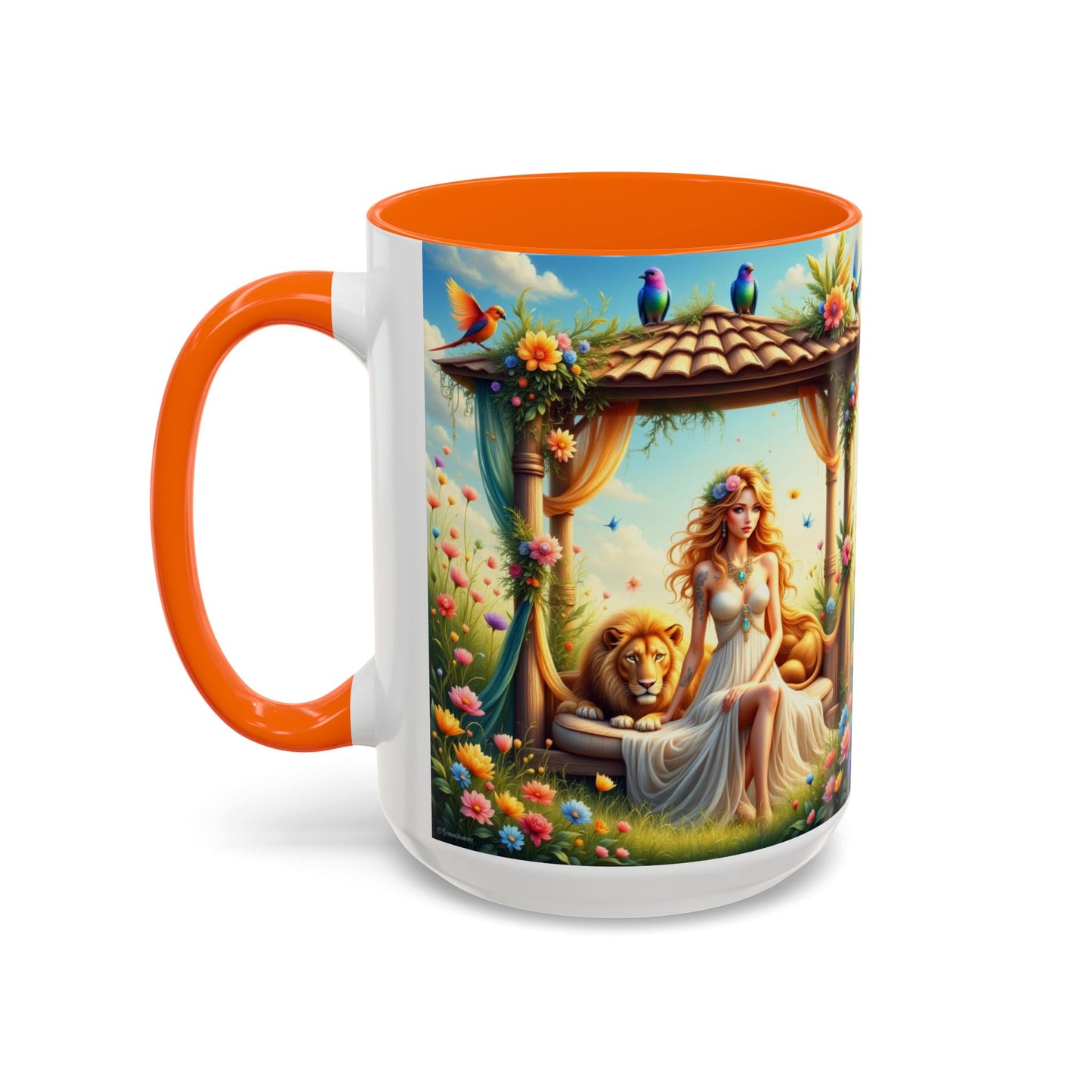 Astrology Leo Accent Coffee Mug (11, 15oz)