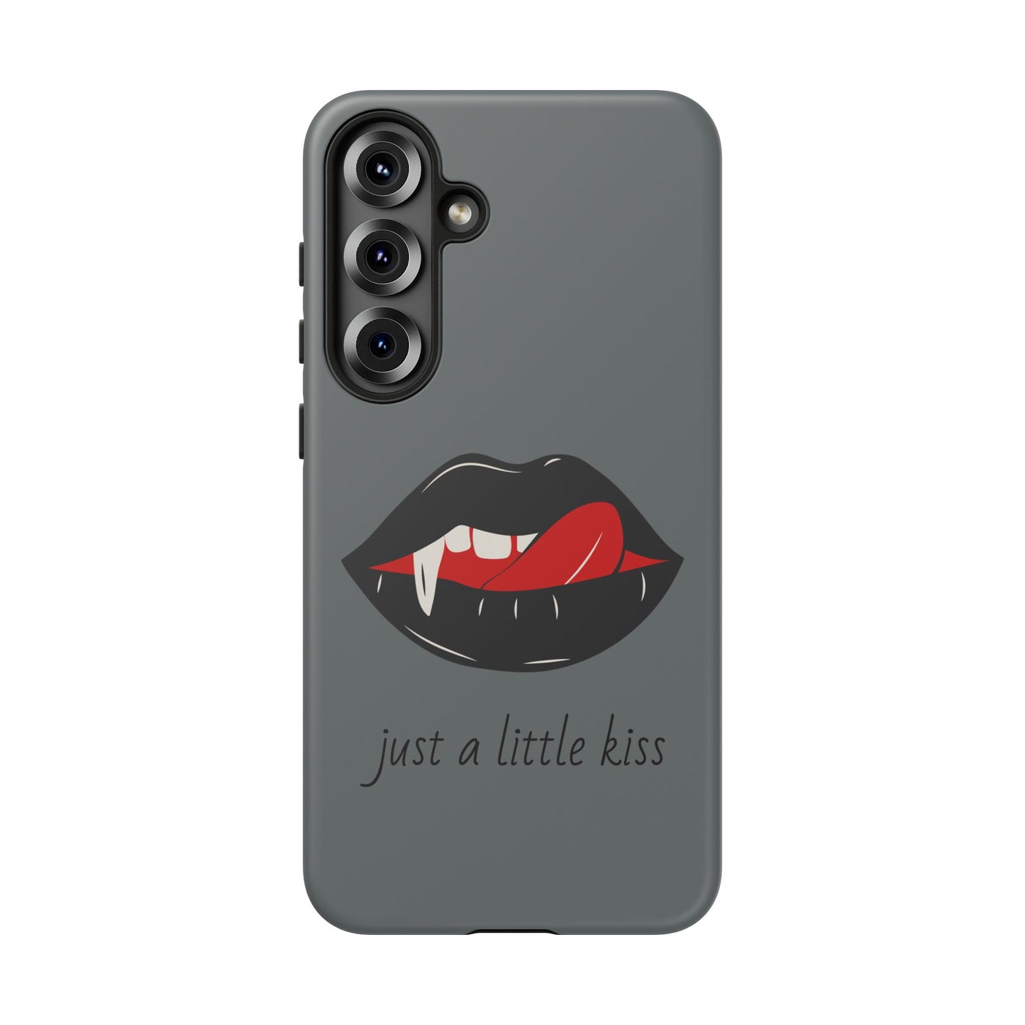 Vampire Lip Phone Case, Edgy Tech Accessories, Halloween Gifts, Goth Aesthetic, Quirky Cell Phone Cover