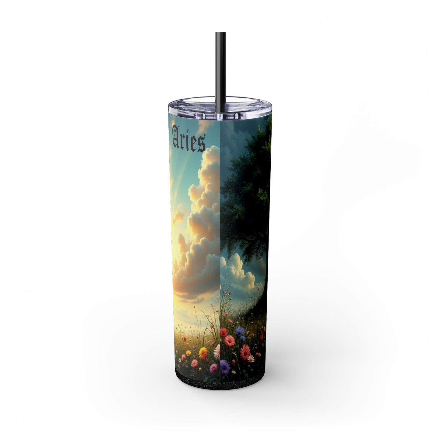 Zodiac Aries Tumbler with Straw, 20oz