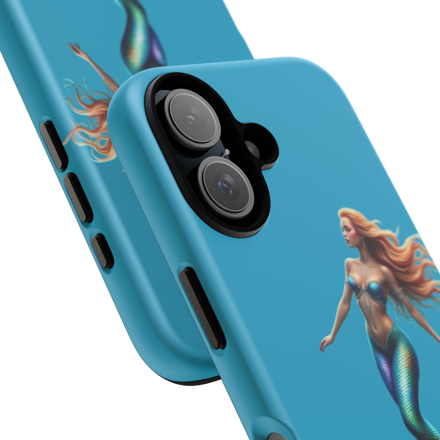 Mermaid Phone Case, Tough Phone Cover, Ocean Lover Gift, Cute Mermaid Accessory, Summer Vibes Case