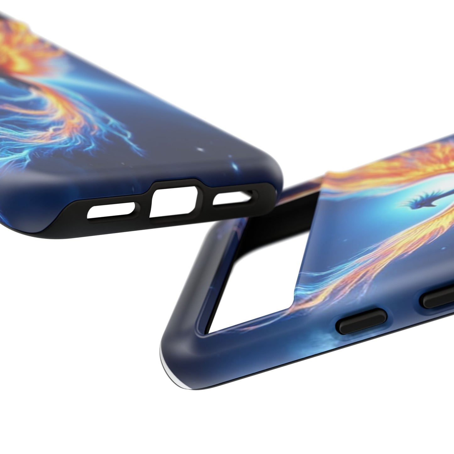 Phoenix Tough Case, Blue Bird Phone Case, Fantasy Designs, Space theme