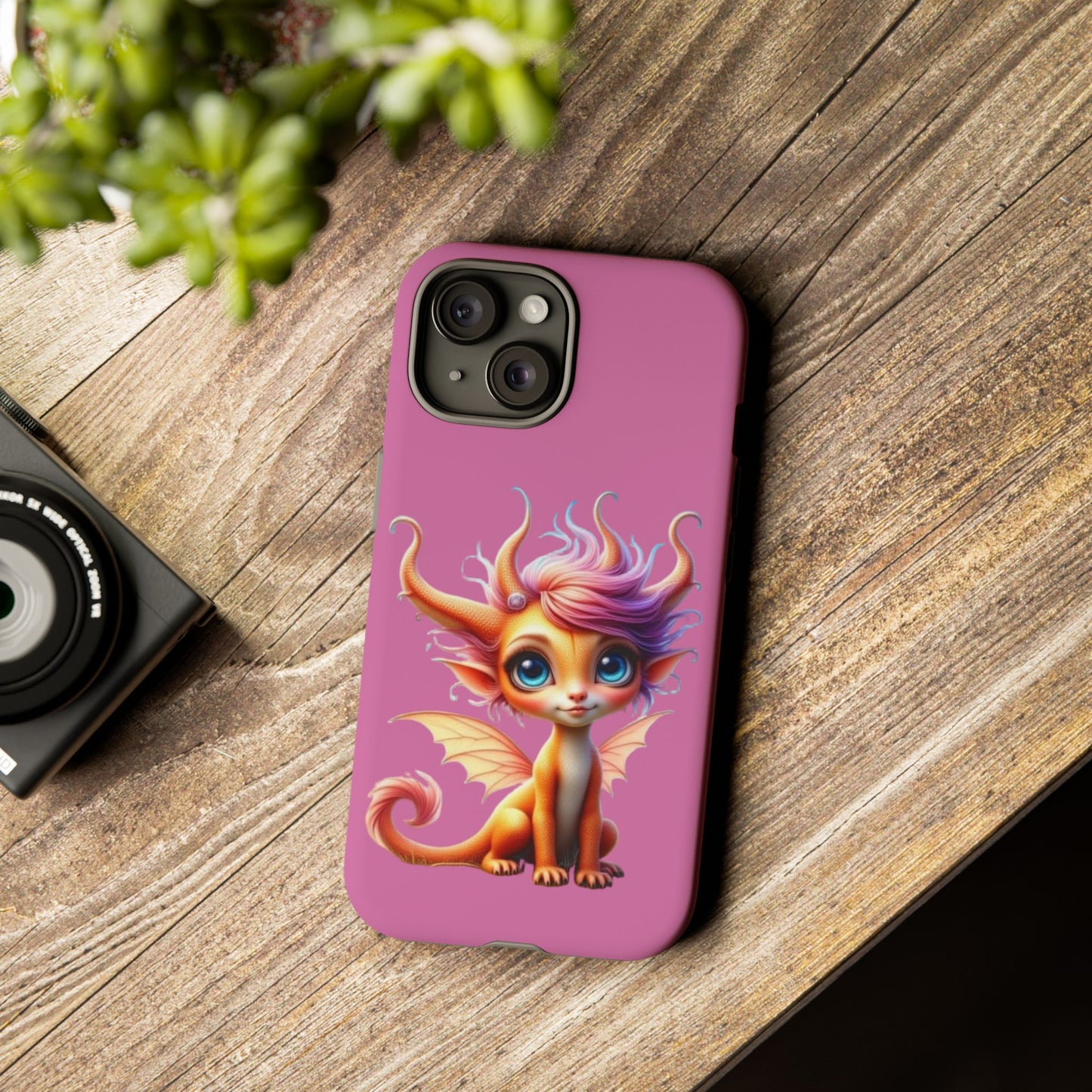 Dragon-Themed Phone Case, Cute Fantasy Phone Cover, Gifts for Kids, Magical Dragon Design, Birthday Present, Phone Accessories