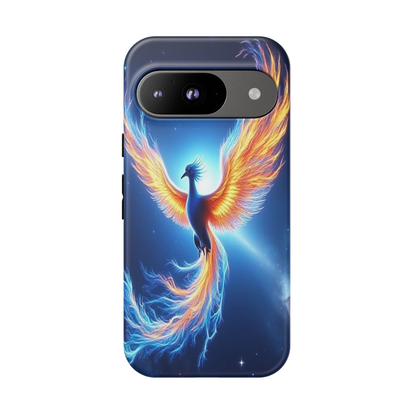 Phoenix Tough Case, Blue Bird Phone Case, Fantasy Designs, Space theme