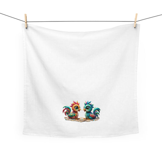 Willow & Sage; Colorful Bird Tea Towel, Home Decor, Kitchen Accessory, Gift for Bird Lovers, Quirky Kitchen Towel, Nature Inspired Gift