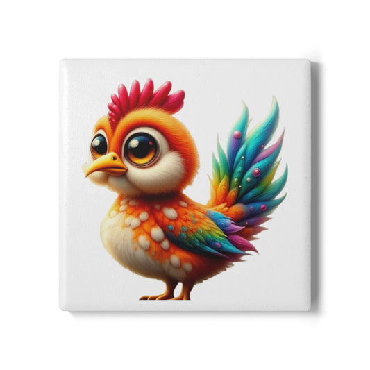 Ceramic Coaster, Chicken Juniper, Unique Coaster Designs, Cool Gifts