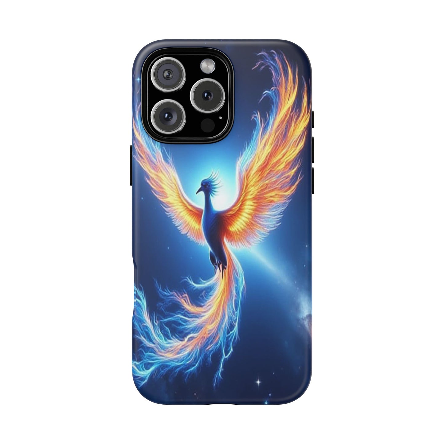 Phoenix Tough Case, Blue Bird Phone Case, Fantasy Designs, Space theme