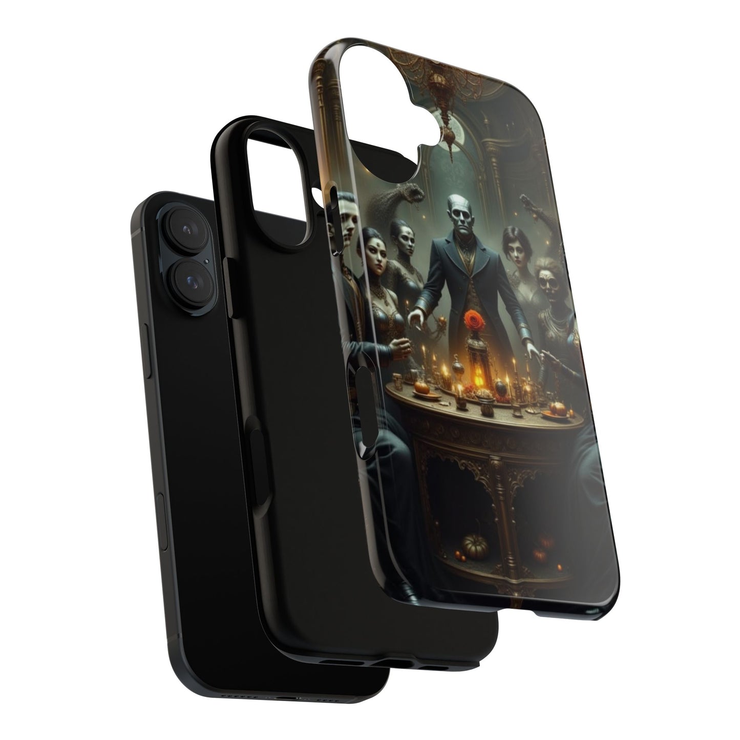 Gothic Phone Case, Unique Tough Cases, Dark Aesthetic Accessories, Perfect Gift for Halloween, Stylish Tech Protection